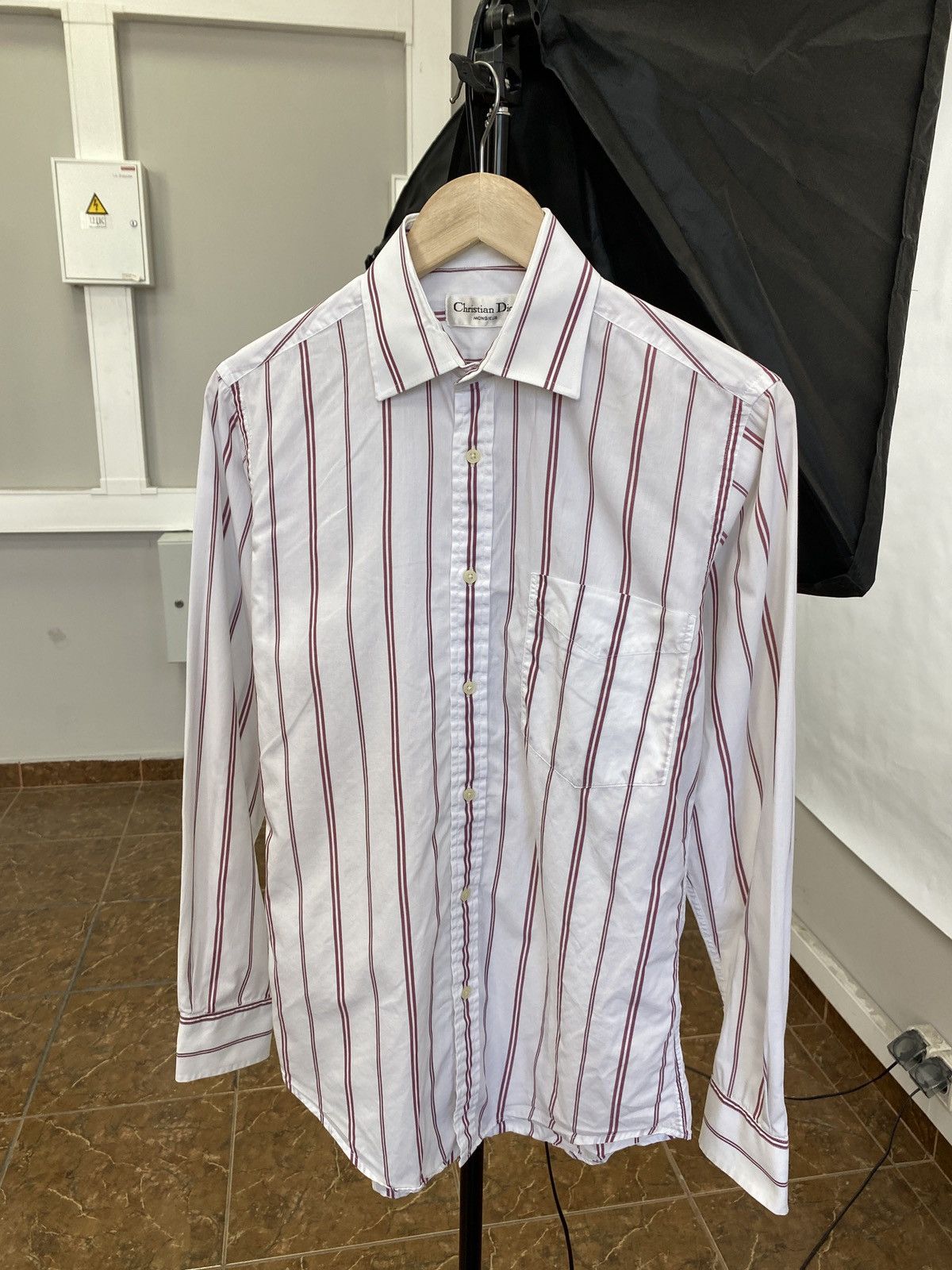 Christian Dior Monsieur Vintage 90s Dior Shirt Long Sleeve Rare Retro Hype Y2K Size US S / EU 44-46 / 1 - 1 Thumbnail