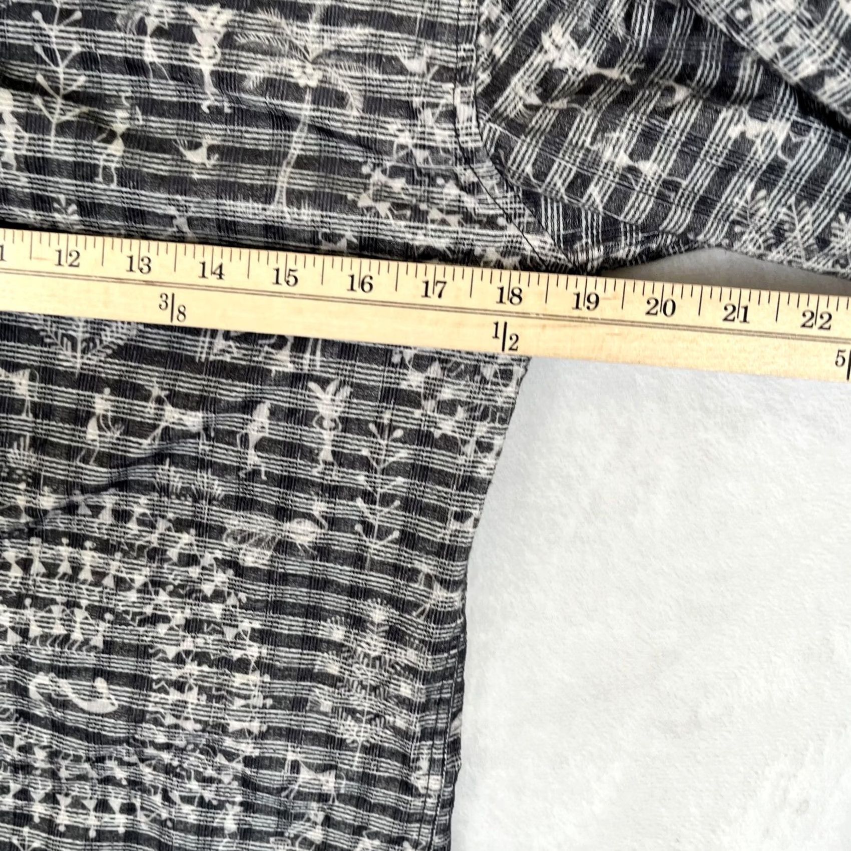 Coach Coach Shirt Mens Medium Gray Tribal Graphic Long Sleeve Snap Front Casual Size US M / EU 48-50 / 2 - 5 Thumbnail