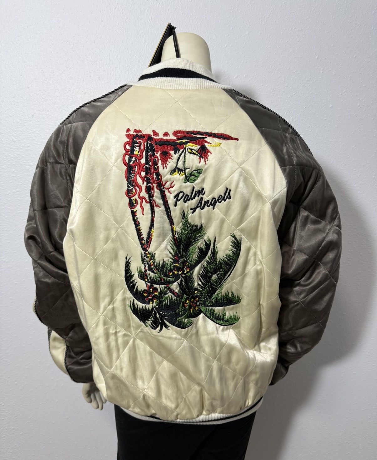 Palm Angels NWT Upsidedown Palm Sukajan Quilted Jacket Size US M / EU 48-50 / 2 - 4 Thumbnail