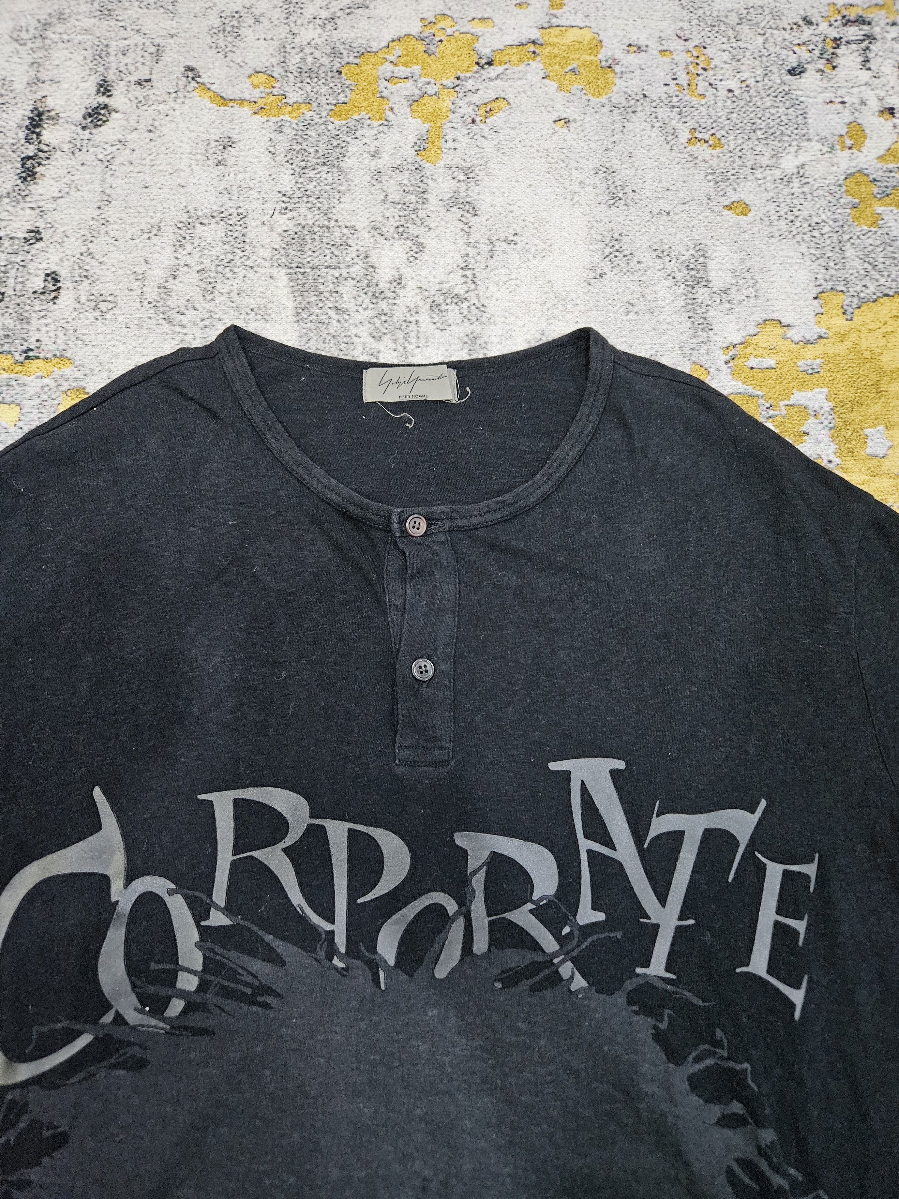 Yohji Yamamoto 2016 Yohji Yamamoto Pour Homme Corporate Mother Fuxxker Top Size US L / EU 52-54 / 3 - 3 Thumbnail