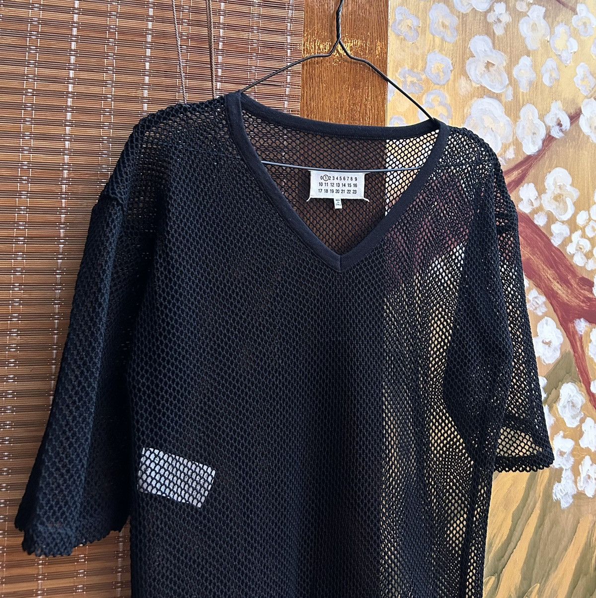 Maison Margiela Maison Martin Margiela Unisex Fishnet Knit Mesh V-Neck Top Size US S / EU 44-46 / 1 - 3 Thumbnail