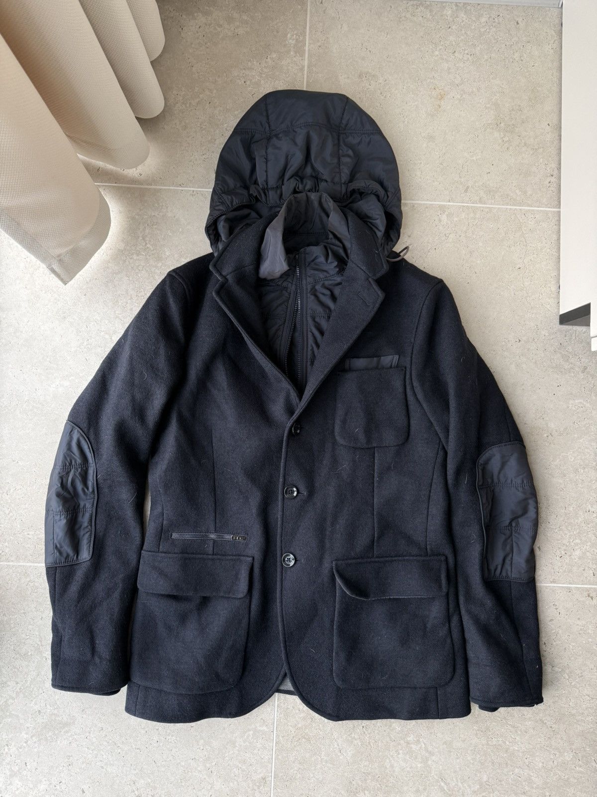 Lardini 🔥🔥LUXURY LARDINI WOOL JACKET-Hoodie Size US M / EU 48-50 / 2 - 1 Thumbnail
