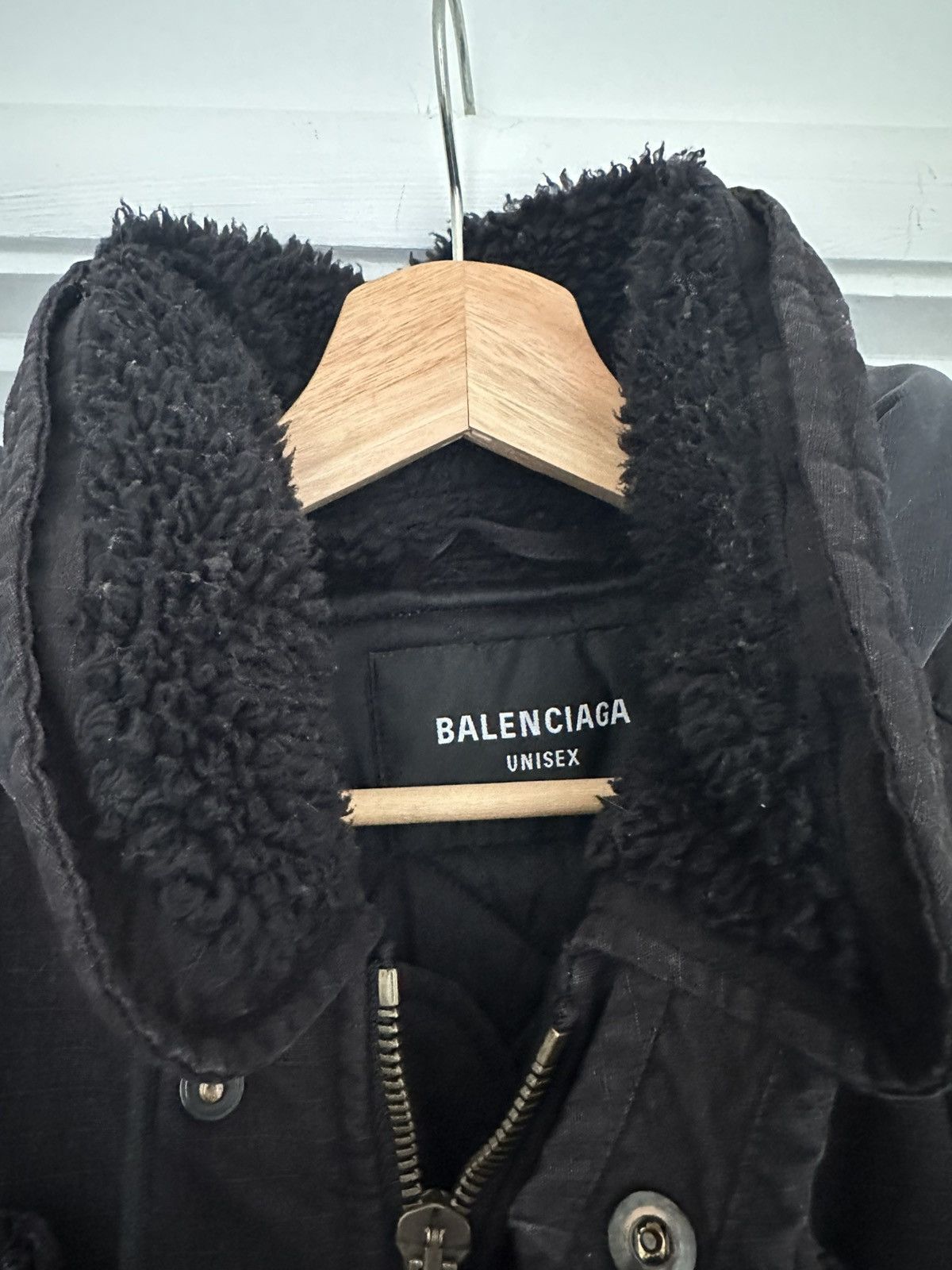 Balenciaga Balenciaga Unity Destroyed Bomber Jacket Size US L / EU 52-54 / 3 - 3 Thumbnail
