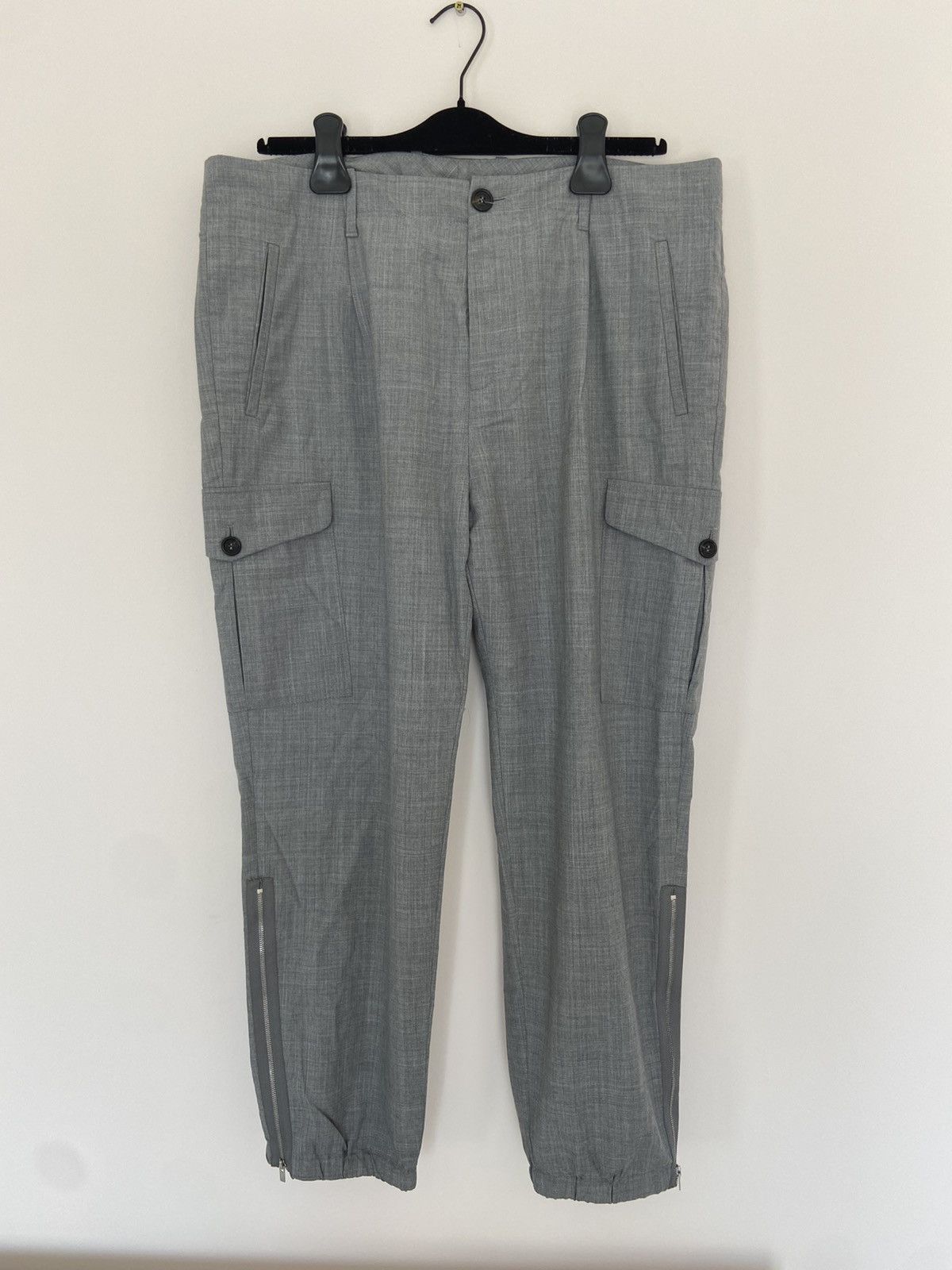 Brunello Cucinelli Leisure Fit Virgin Wool Cargo Pants