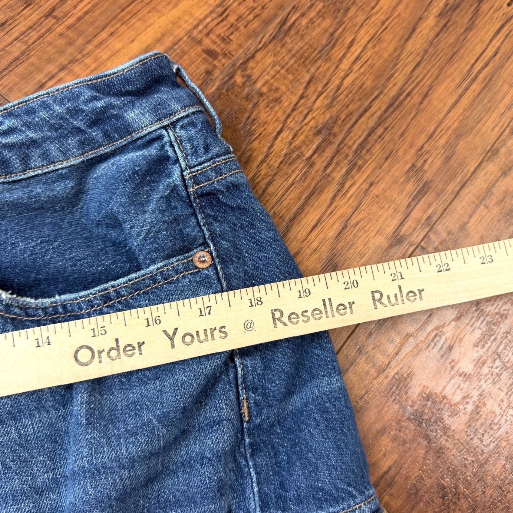 American Eagle Outfitters American Eagle Outfitters Jeans Skirt Womens 12 Low Rise Dark Wash Denim Midi Maxi Slit Pockets Blue Regular 31x34 Size 34" / US 12 / IT 48 - 6 Thumbnail