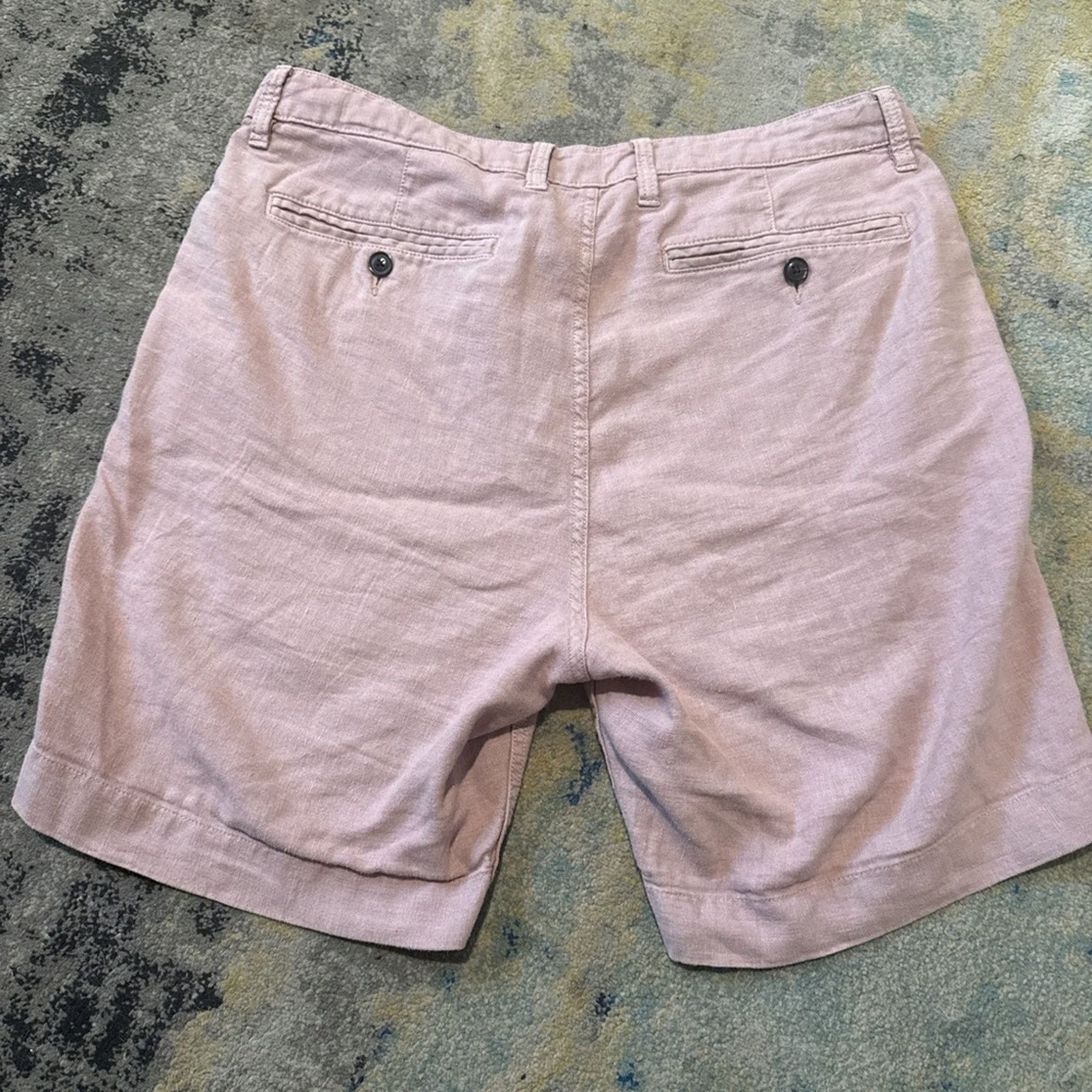 John Varvatos John Varvatos Star USA Linen Chino Shorts 34 – Lilac Stone Size US 34 / EU 50 - 6 Thumbnail