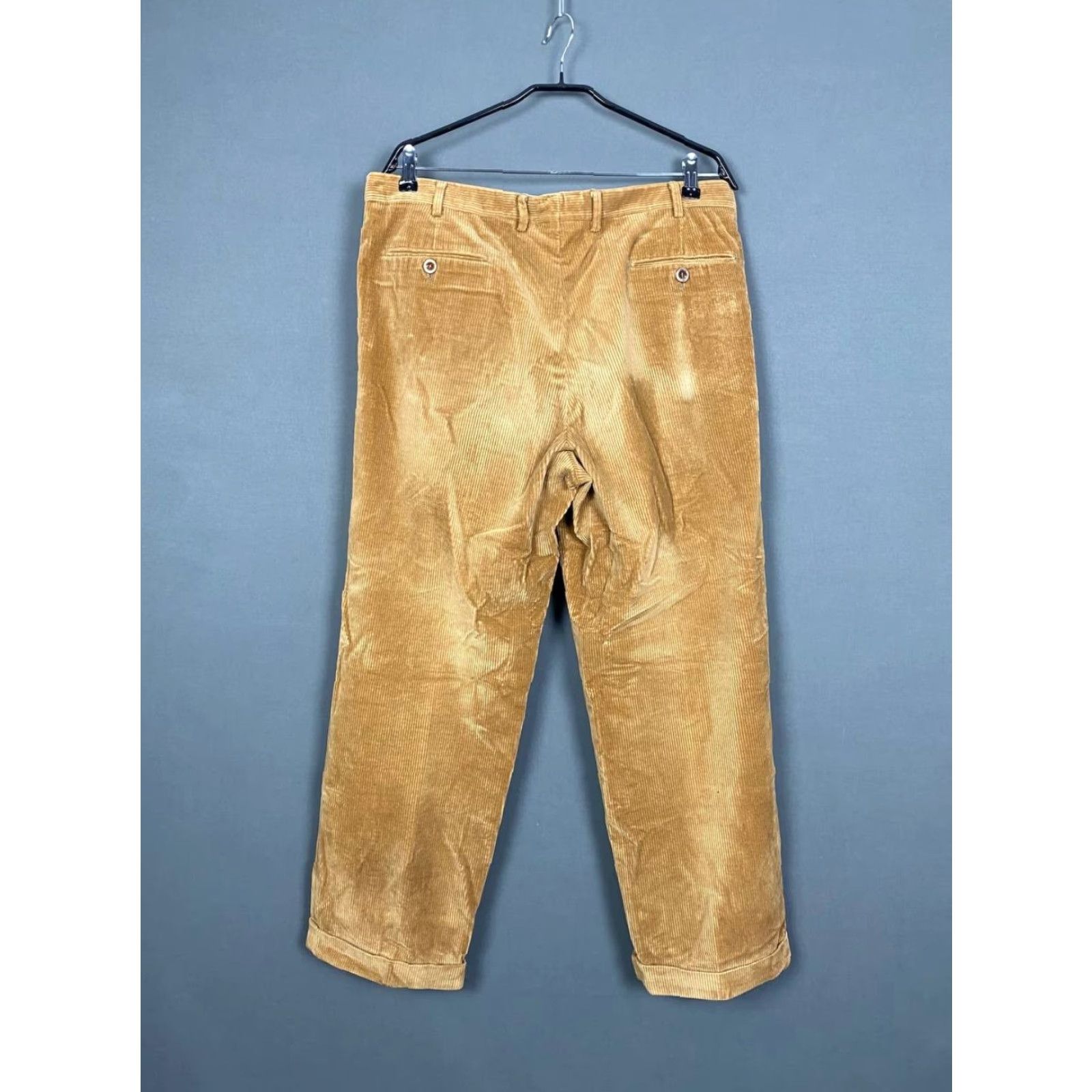 Brioni Brioni Cervinia Pants Casual Brown Corduroy Button Logo 54 Regular Men’s Pants Size US 38 / EU 54 - 4 Thumbnail