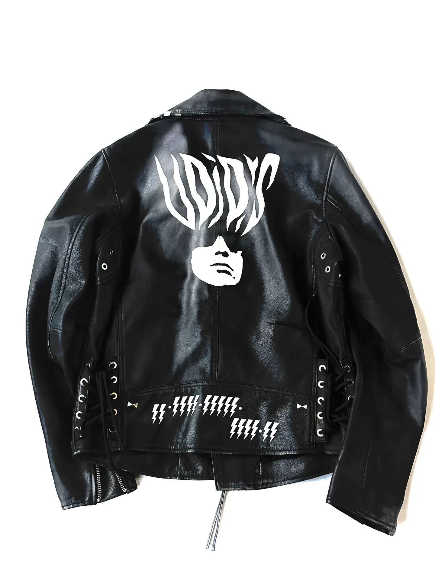 Diesel Diesel Visual Character Print Leather Jacket Size US S / EU 44-46 / 1 - 1 Thumbnail
