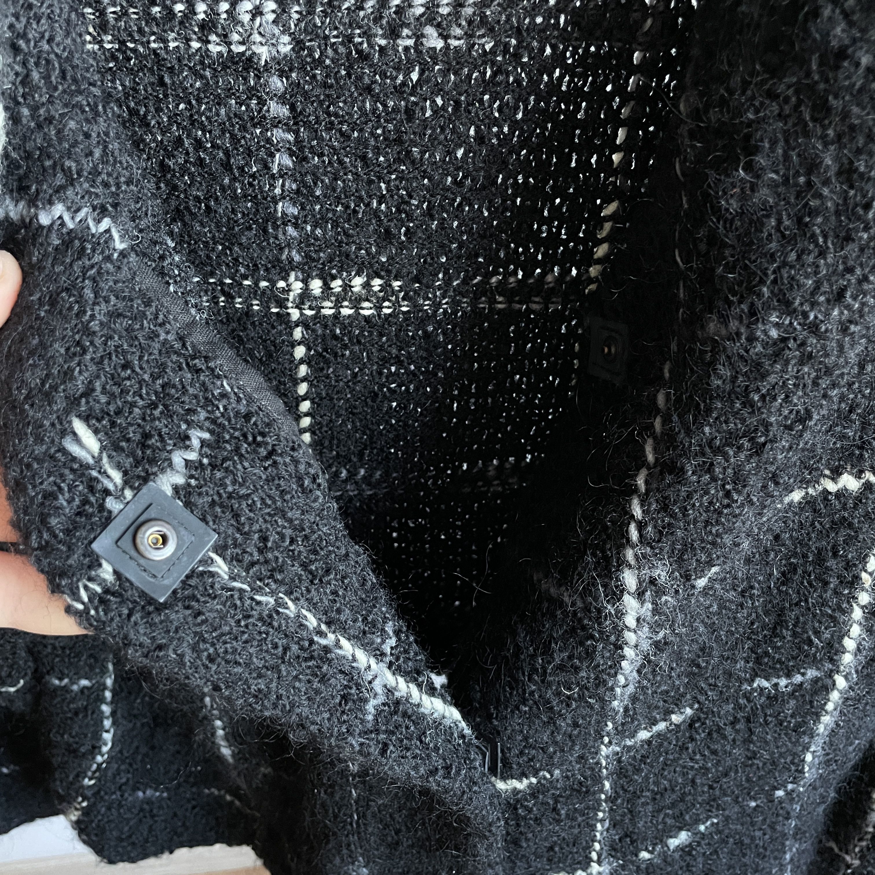 Annette Gortz Annette Gortz Womens Wool Blend Check Blazer Size M Size M / US 6-8 / IT 42-44 - 6 Thumbnail