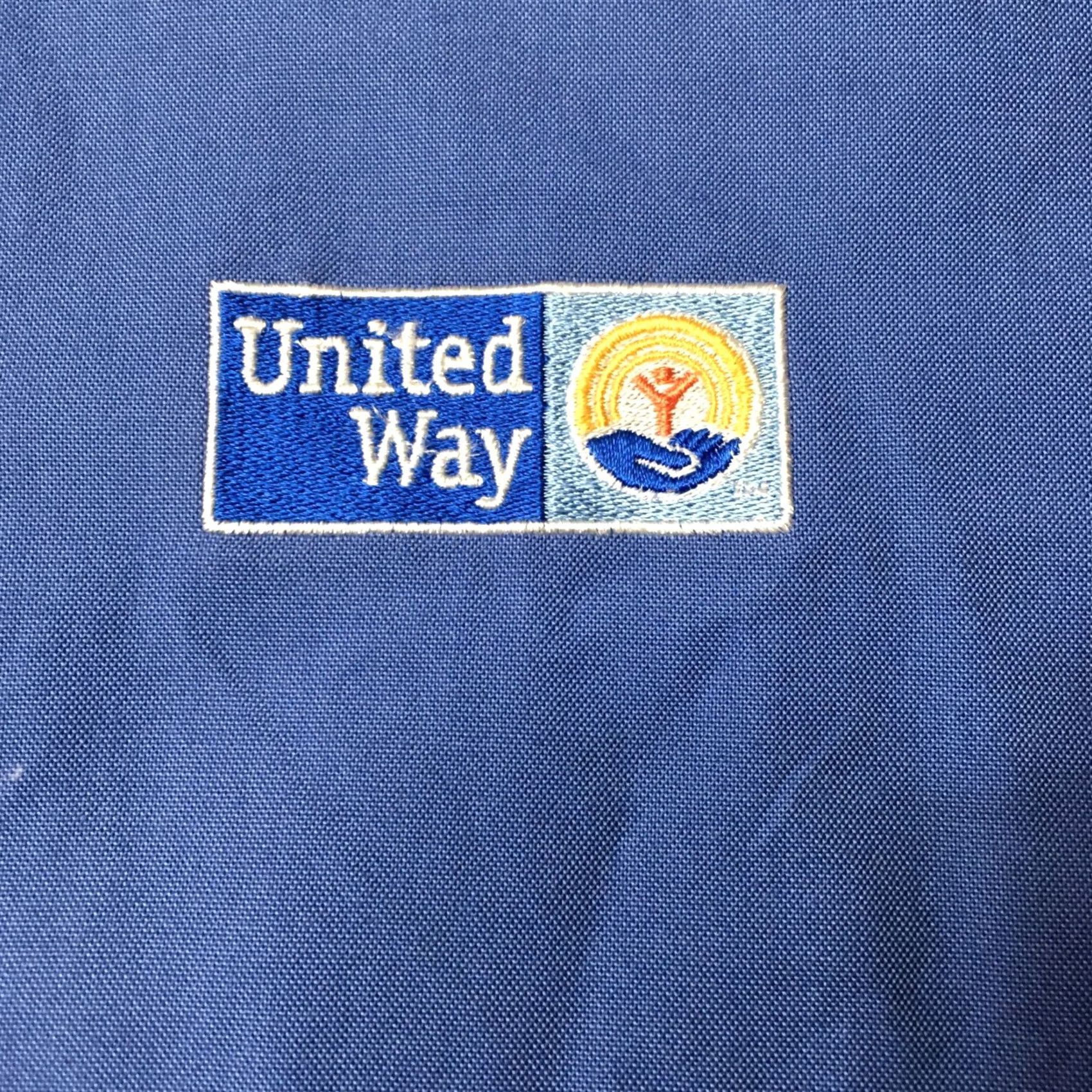 Vintage United Way Charity Embroidered blue Devon And Jones Long Sleeve Shirt Mens XL Size US XL / EU 56 / 4 - 4 Thumbnail