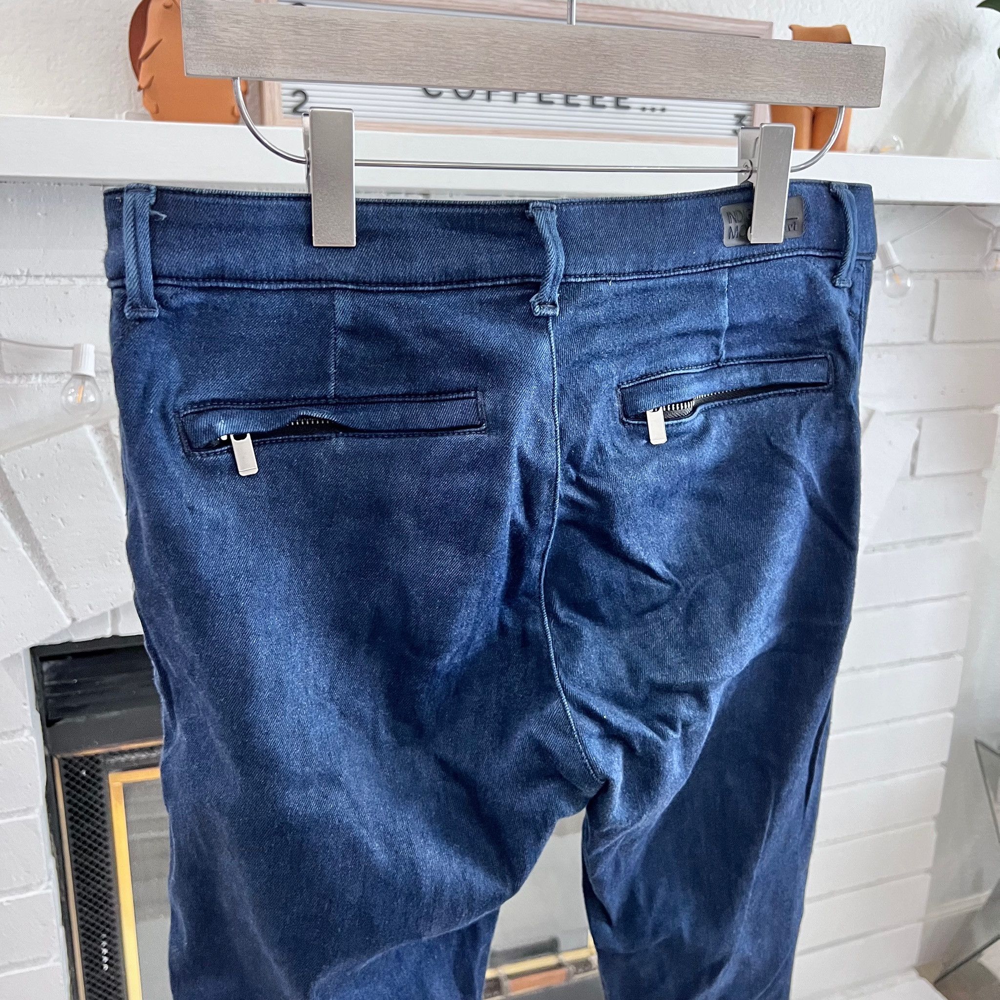 Other Indigo Move Mavi Zipped Pockets Skinny Denim Jeans Pants Size US 32 / EU 48 - 3 Thumbnail