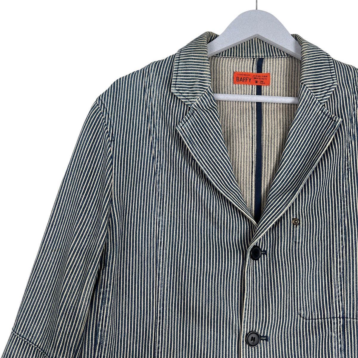 Japanese Brand 🔥 BAFFY HIKORY STRIPE CHORE JACKET Size US M / EU 48-50 / 2 - 7 Thumbnail