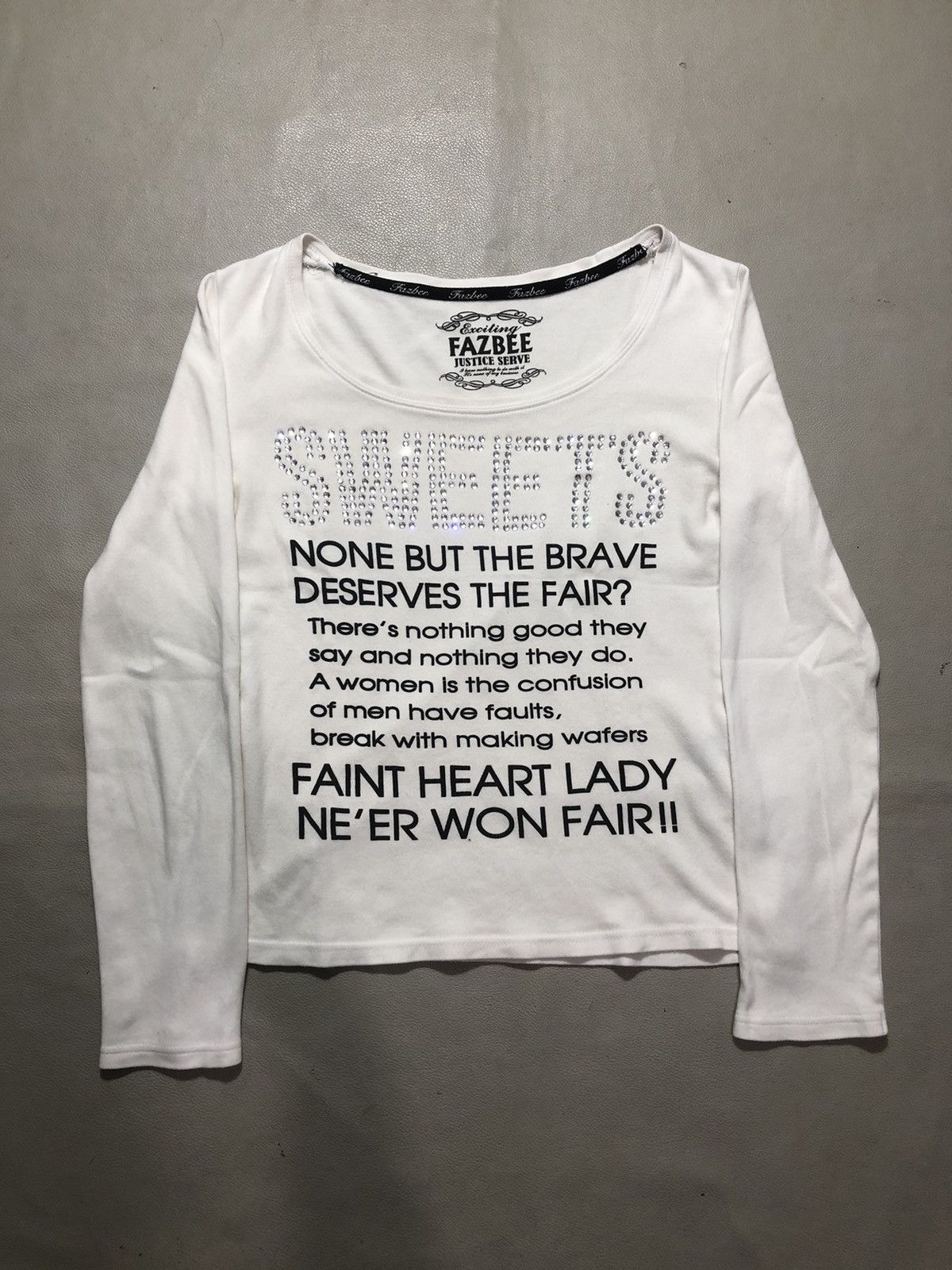 Japanese Poem LongSleeve Rock Punk Style