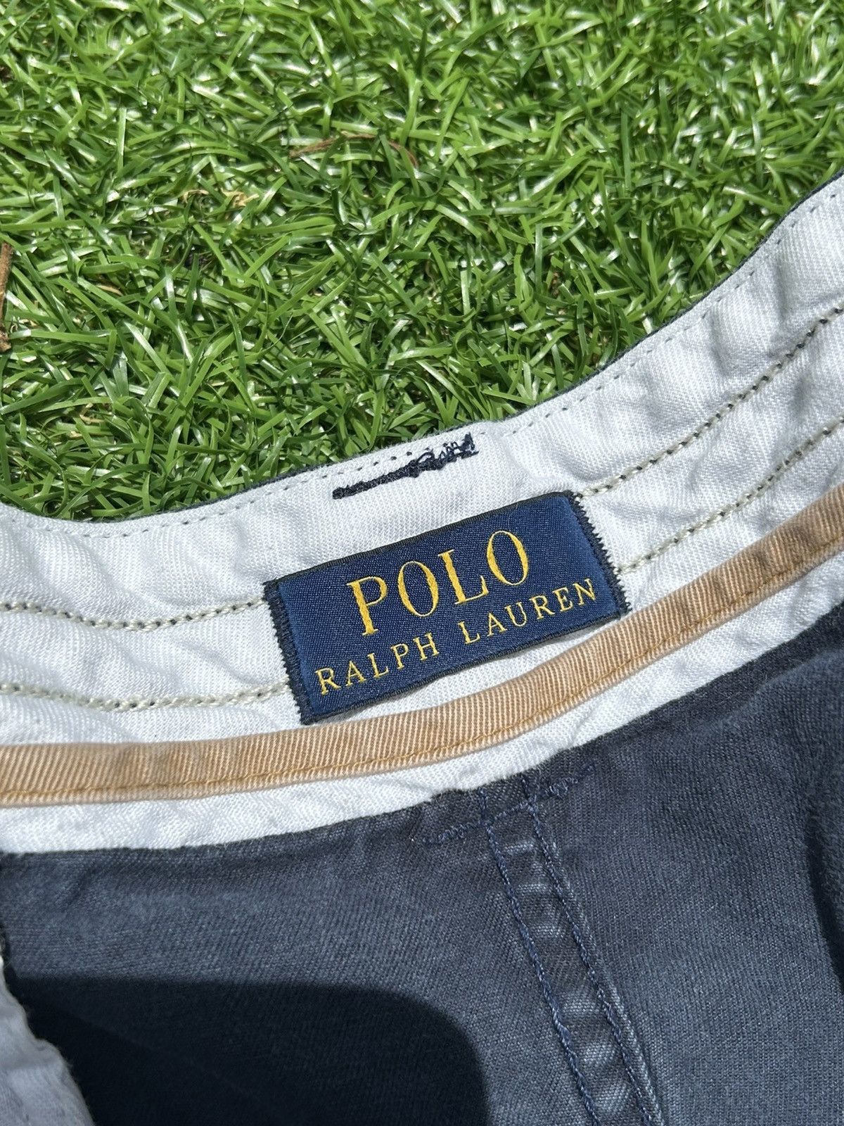 Vintage Polo Ralph Lauren Baggy Cargo Shorts Navy MENS 40 Size US 40 / EU 56 - 5 Thumbnail