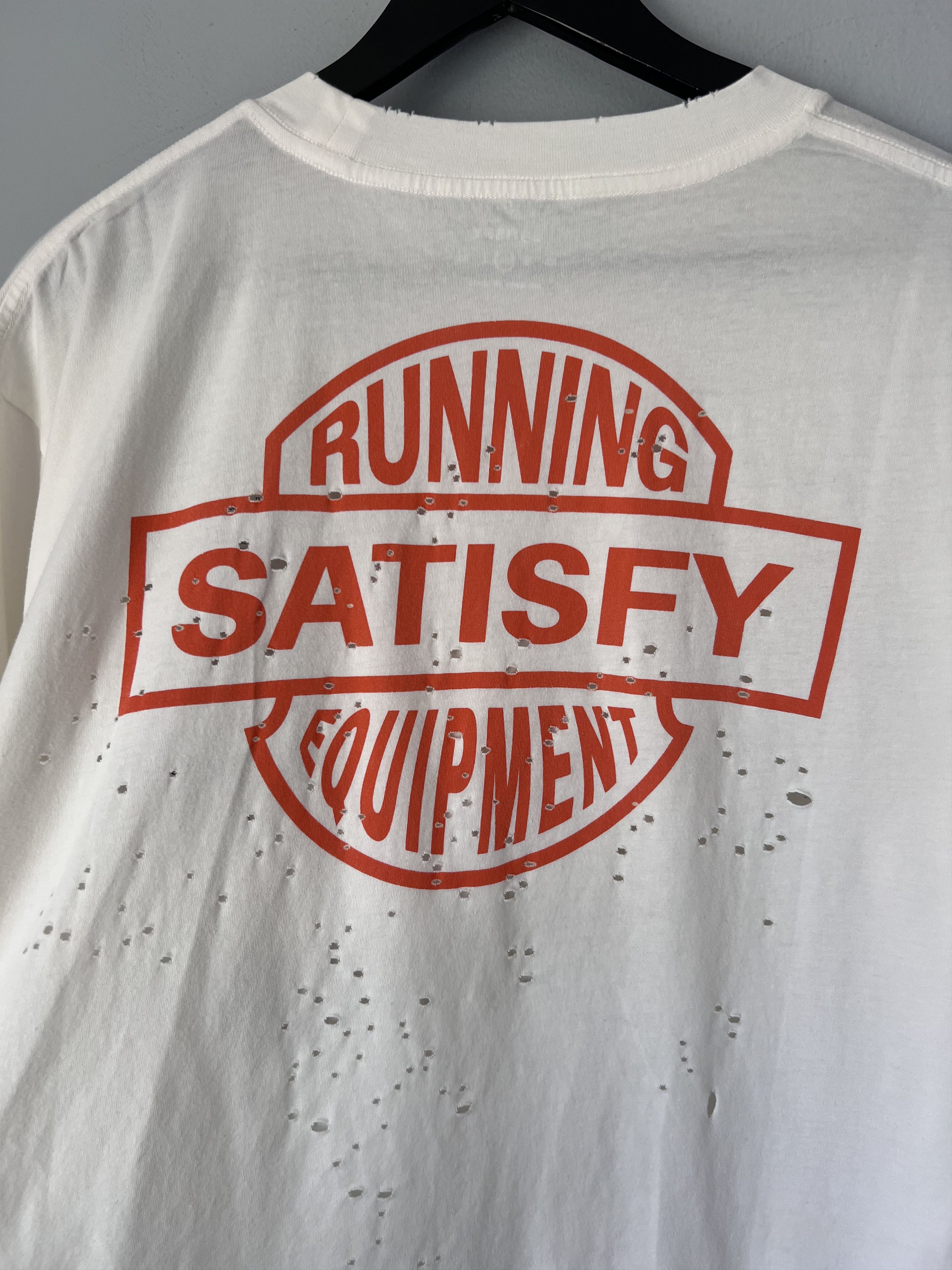 Other Satisfy Running Eagle Mothtech Women's Tee in White Size M / US 6-8 / IT 42-44 - 6 Thumbnail