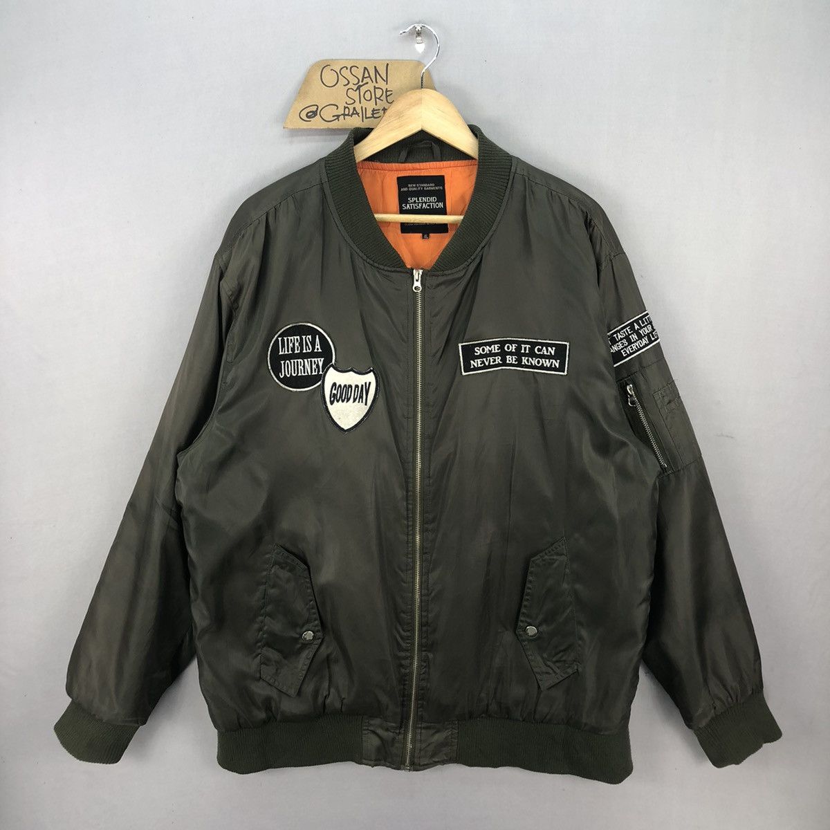 🇯🇵 Splendid Satisfaction Patches Flight Jacket
