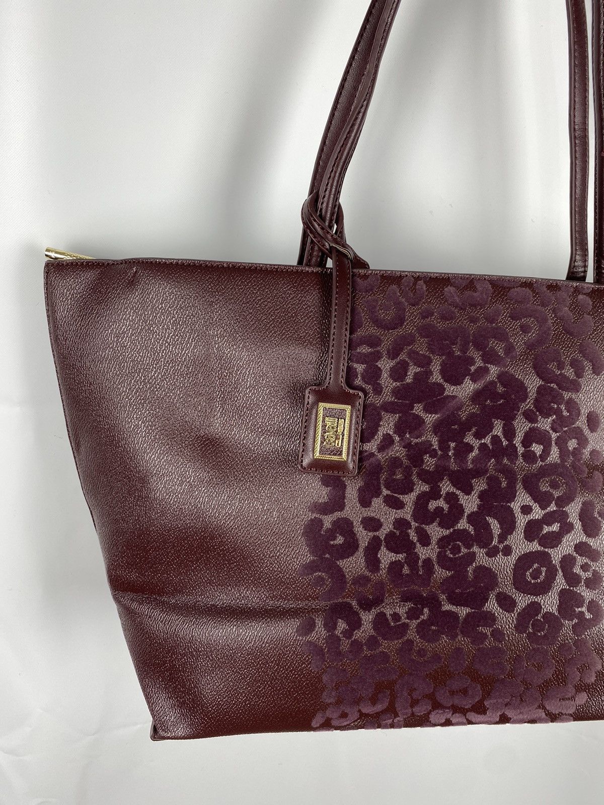 Cavalli Class Cavalli Class Large Tote Bag Bordeaux Size ONE SIZE - 2 Thumbnail