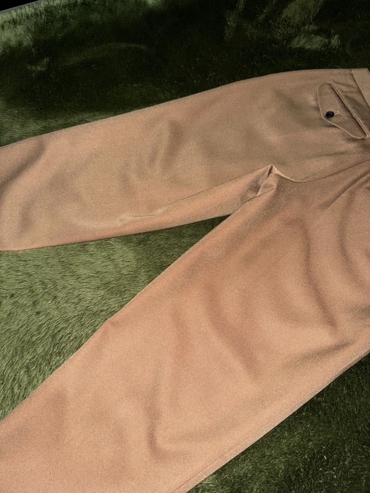 Kolor KOLOR Pintuck Twill Snap Detail Cropped Trousers Brown Size US 32 / EU 48 - 10 Thumbnail