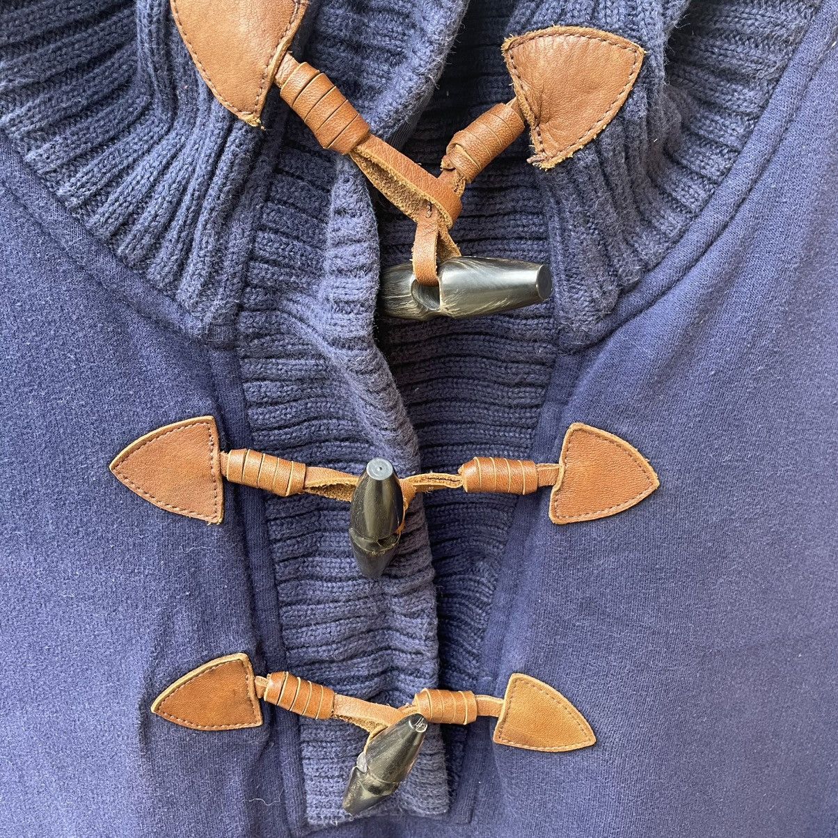 Ralph Lauren 🔥Ralph Lauren Big Logo Duffle Buttons Women Long Shirts Size S / US 4 / IT 40 - 10 Thumbnail