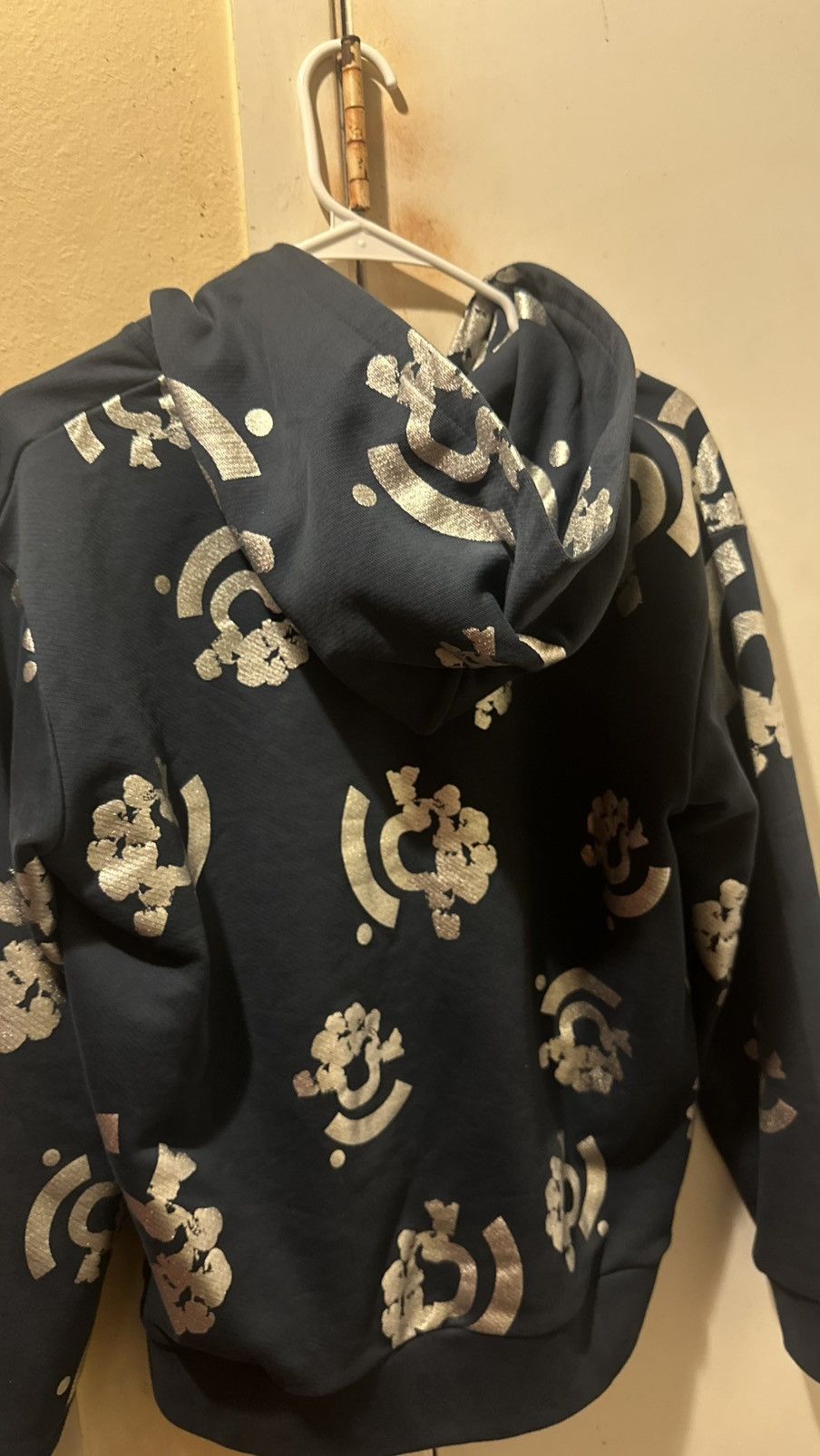 (B).Stroy × DENIM TEARS Denim Tears Bstroy Tears Zip Hoodie Size US S / EU 44-46 / 1 - 4 Thumbnail