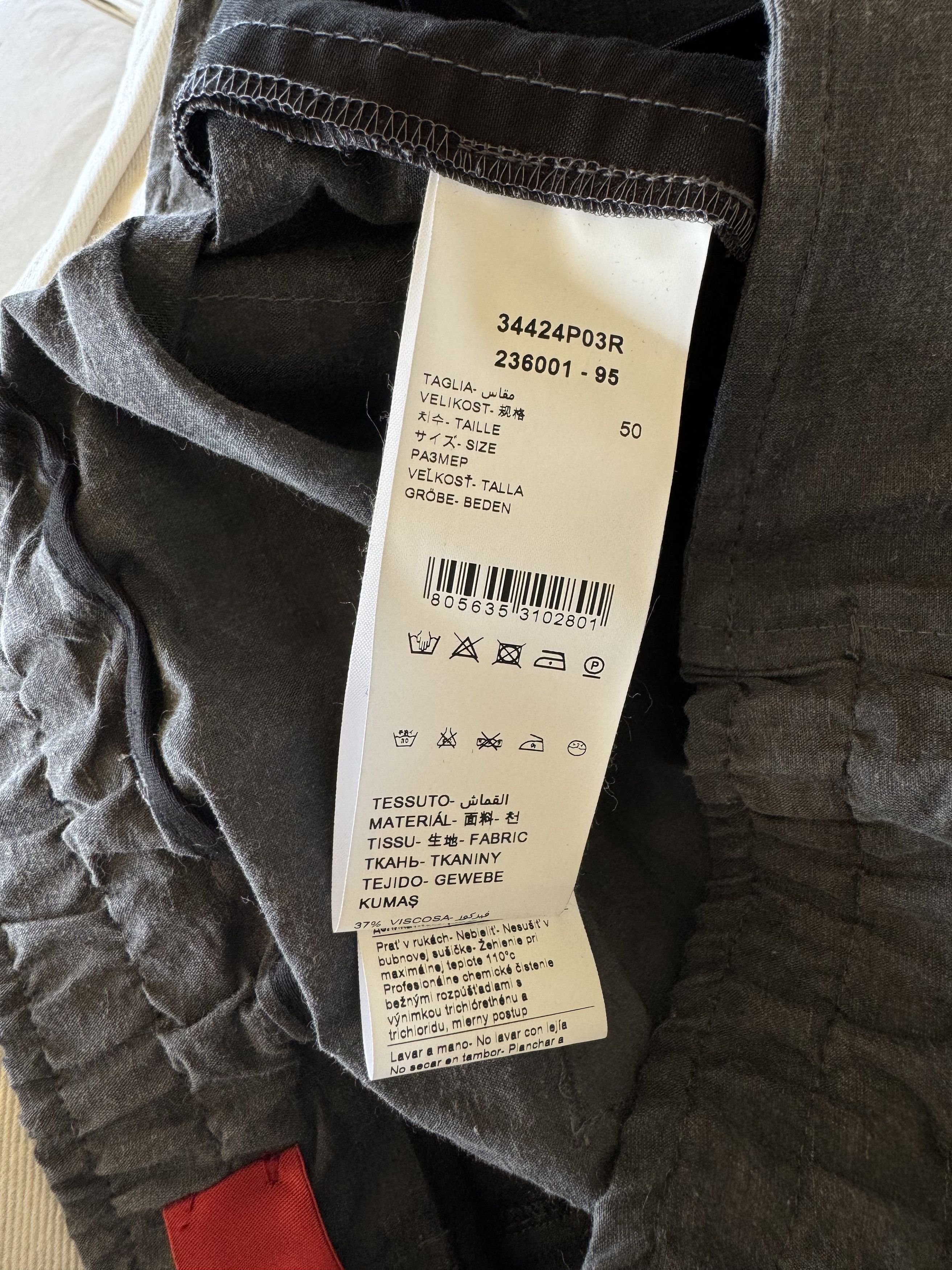 424 424 Gray Cargos NWT Size US 34 / EU 50 - 13 Thumbnail