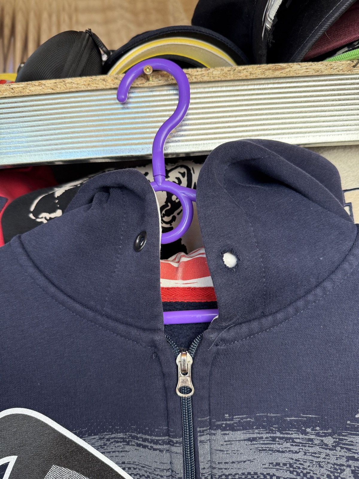 No Fear CRAZY Vintage No Fear Zip-Up Hoodie Size US L / EU 52-54 / 3 - 12 Thumbnail