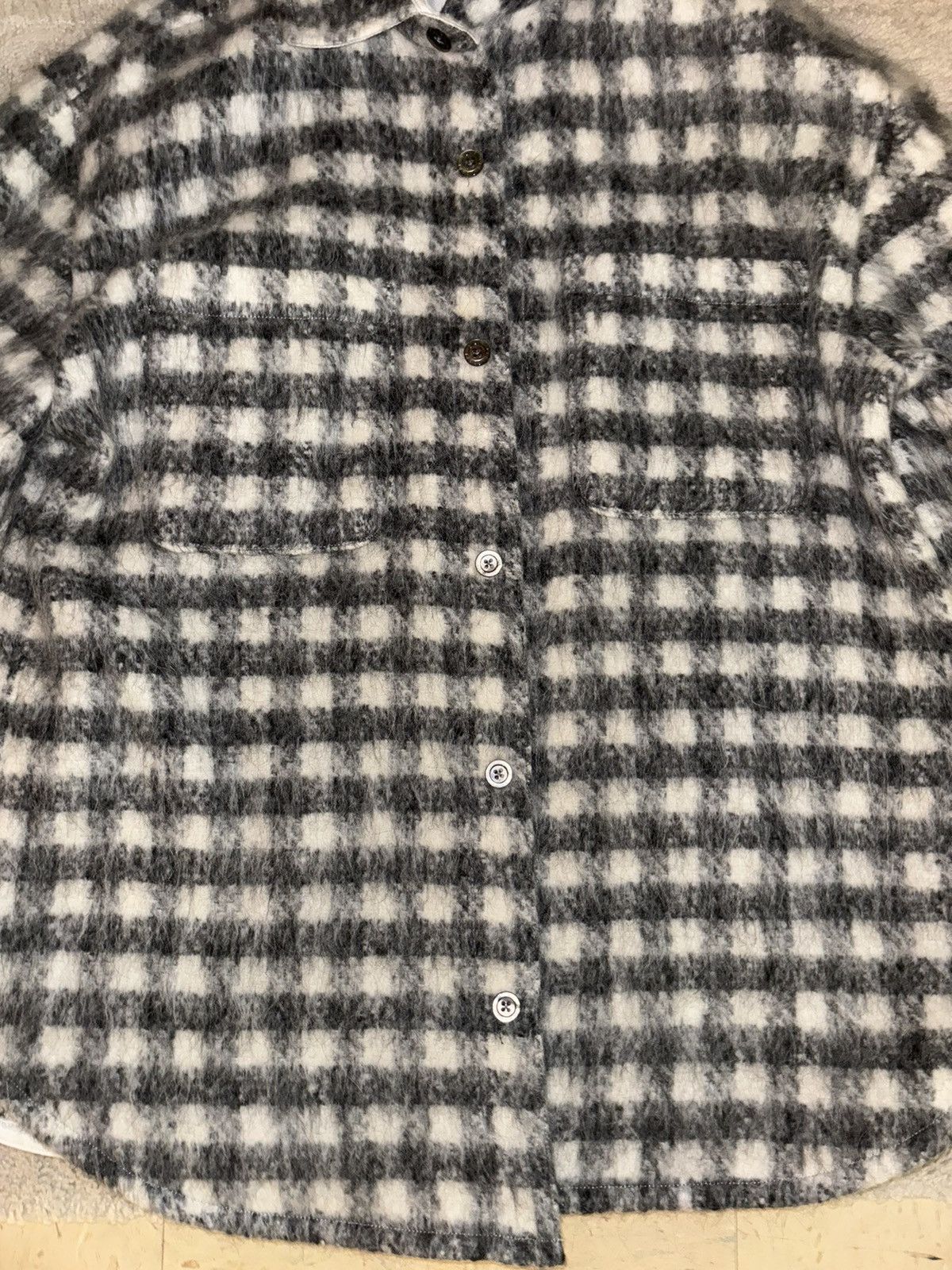 Aime Leon Dore Aime Leon Dore Alpaca Blend Grey Over shirt Size Medium Men Size US M / EU 48-50 / 2 - 3 Thumbnail