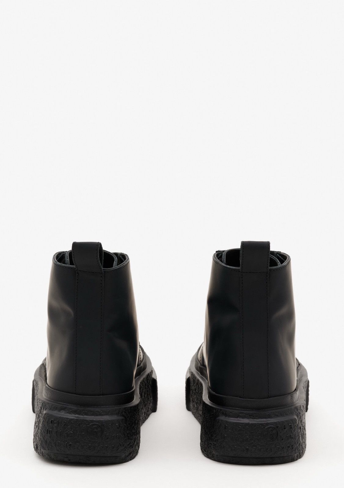 Japanese Brand × Maison Margiela Last MM6 Maison Margiela Lace Up Leather Hi Top Sneakers Size US 7 / EU 40 - 3 Thumbnail