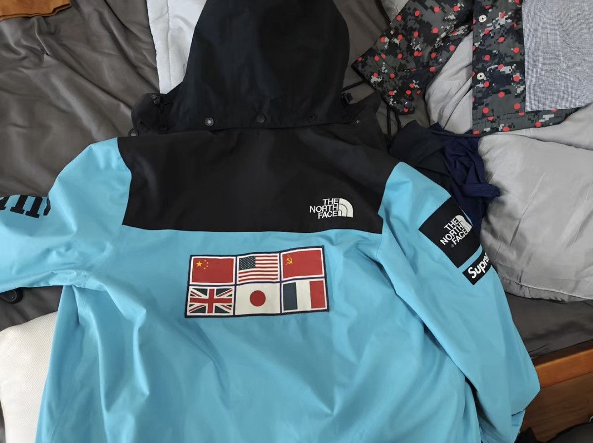 Supreme × The North Face Supreme tnf north face teal flag expedition coach Jacket Size US L / EU 52-54 / 3 - 2 Thumbnail