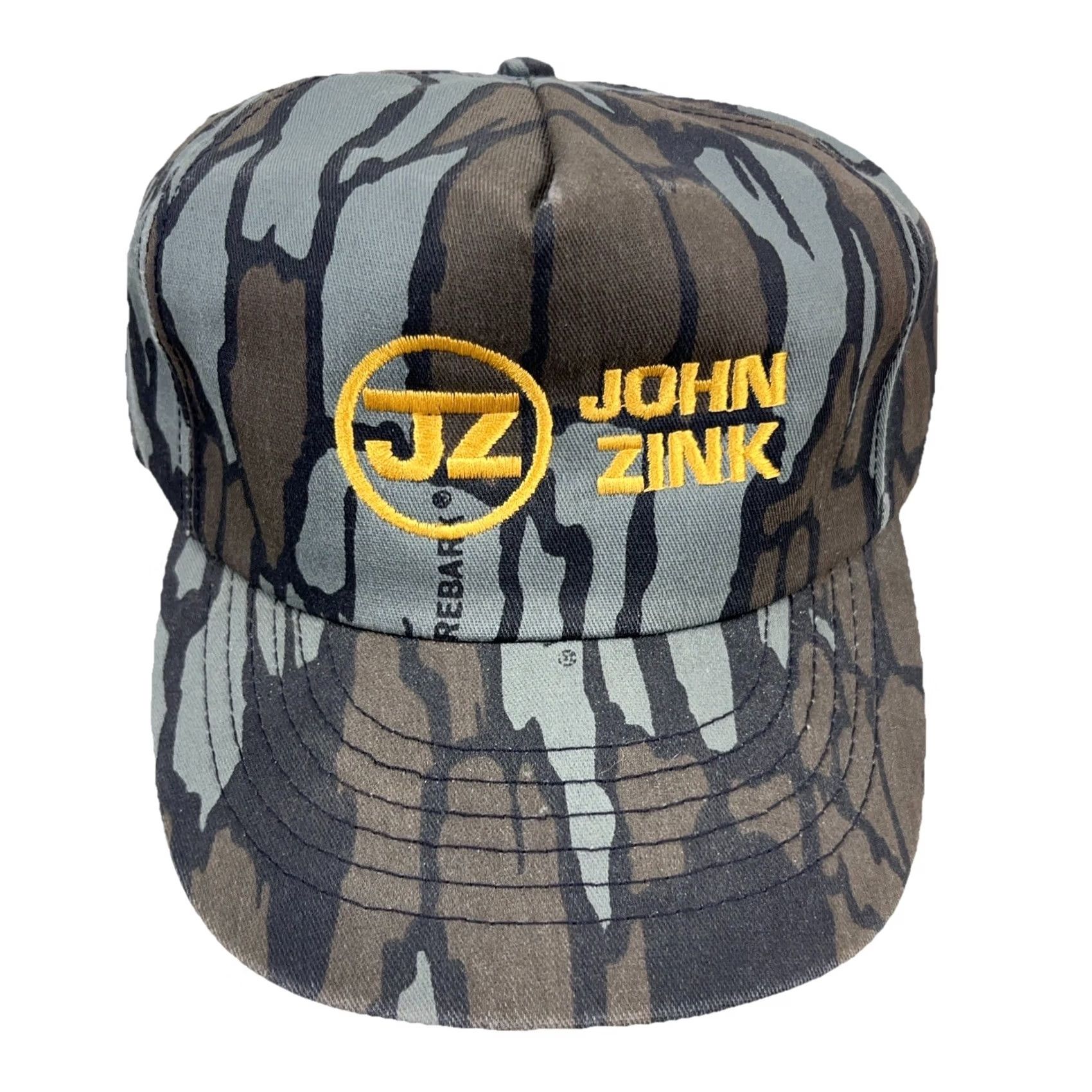 Vintage VINTAGE Trebark Camo Hat Cap SnapBack Trucker 80s 90s USA Hunting John Zink Brown Adult Mens Size ONE SIZE - 2 Thumbnail