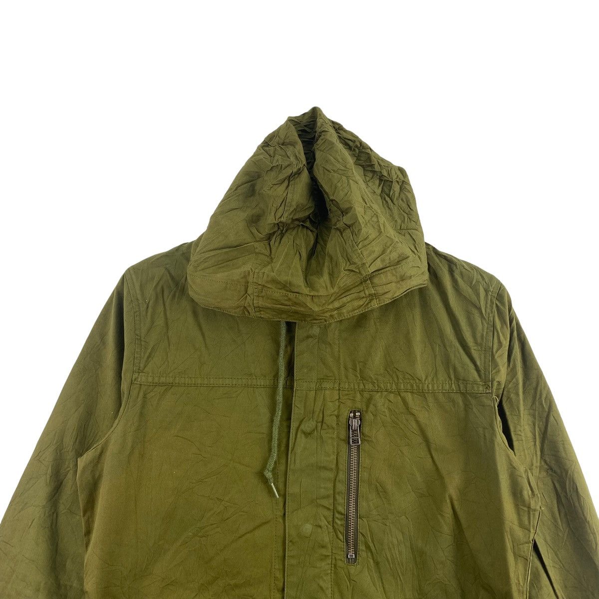 Japanese Brand × Ships Jet Blue SHIPS Jet Blue Japanese Brand Khaki Hooded Fish Tail Parka Size US M / EU 48-50 / 2 - 2 Thumbnail