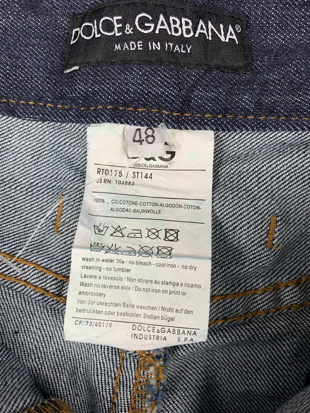 Dolce & Gabbana Vintage Dolce Gabbana Jeans Made in Italy 90s Size US 32 / EU 48 - 14 Thumbnail