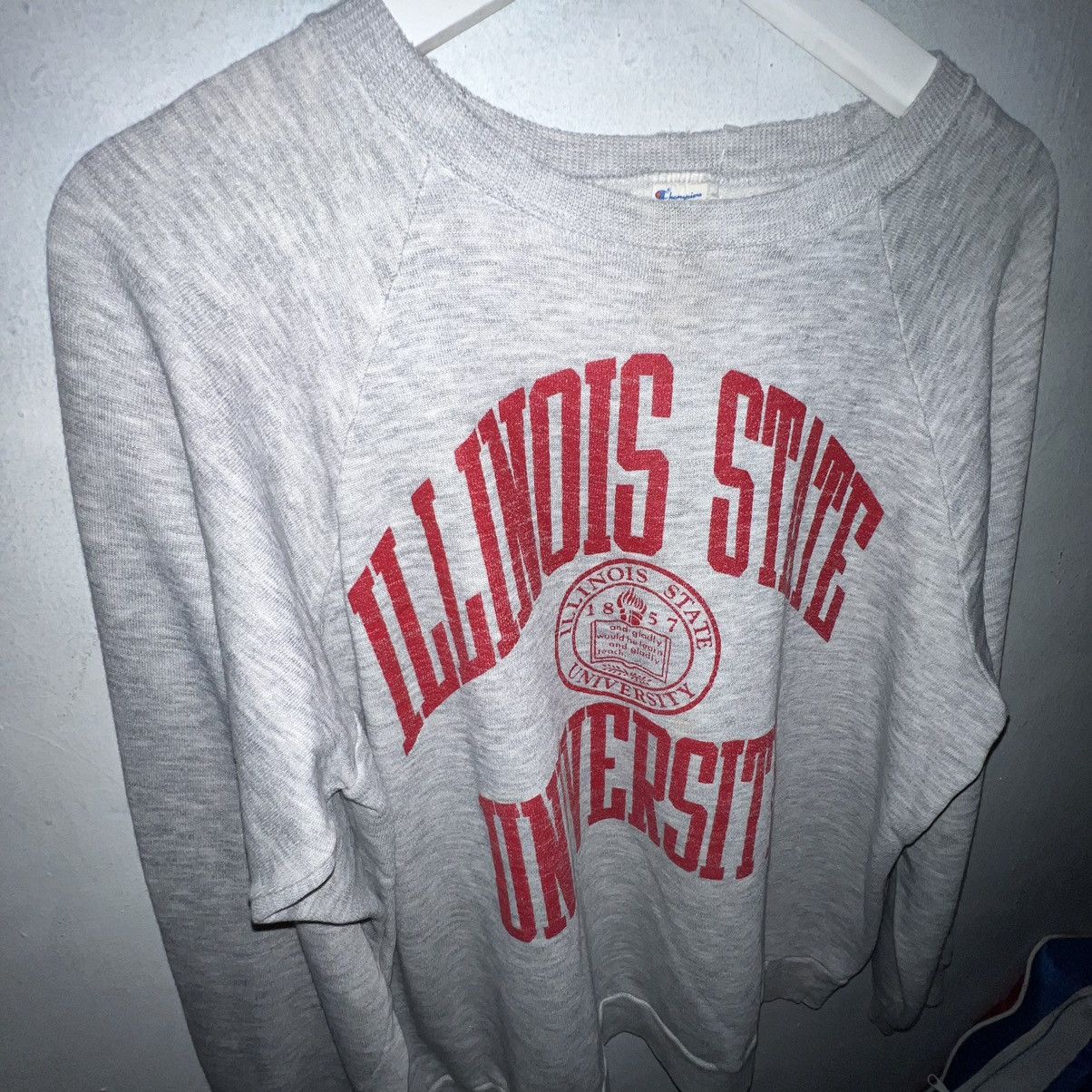 Champion 23x25 Vintage CHAMPION Illinois State University Pullover Size XL / US 12-14 / IT 48-50 - 2 Thumbnail