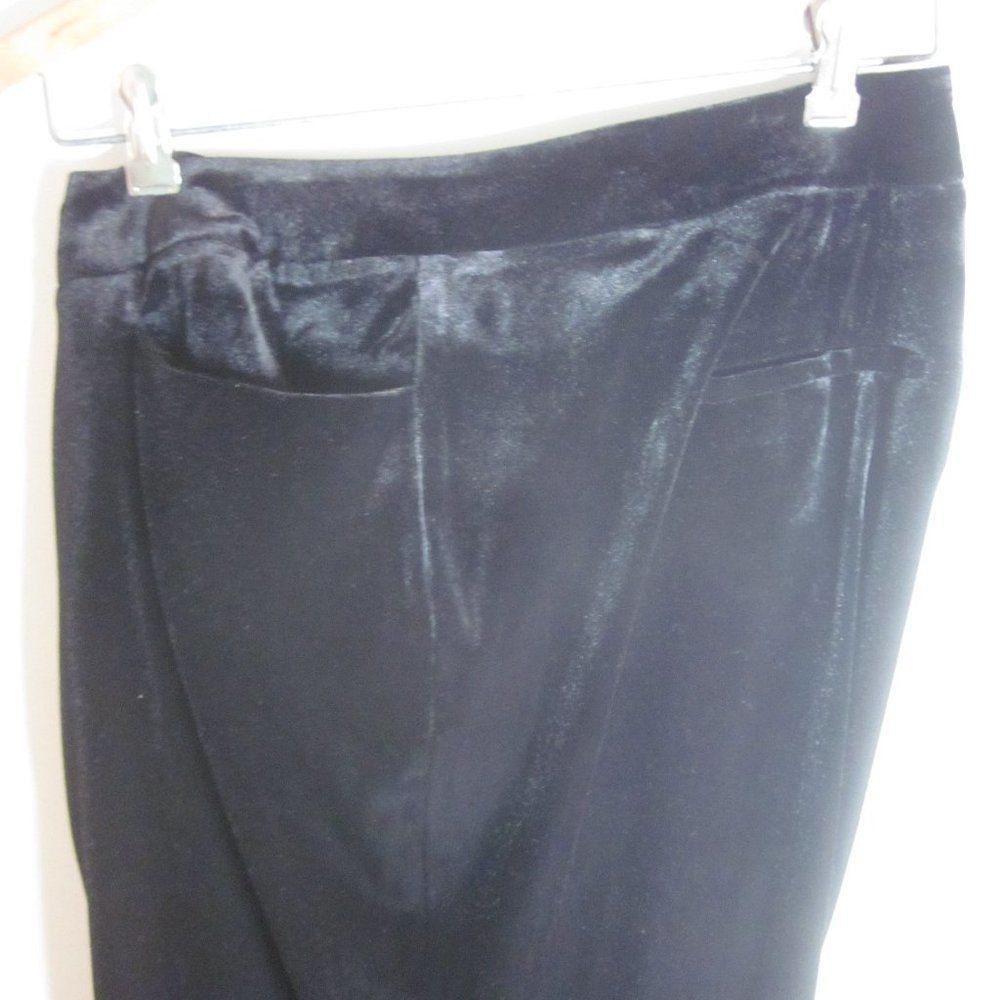 Calvin Klein Calvin Klein Woman Black Velvet Pants Size 24 W New with T Size 42" / US 20 - 7 Thumbnail