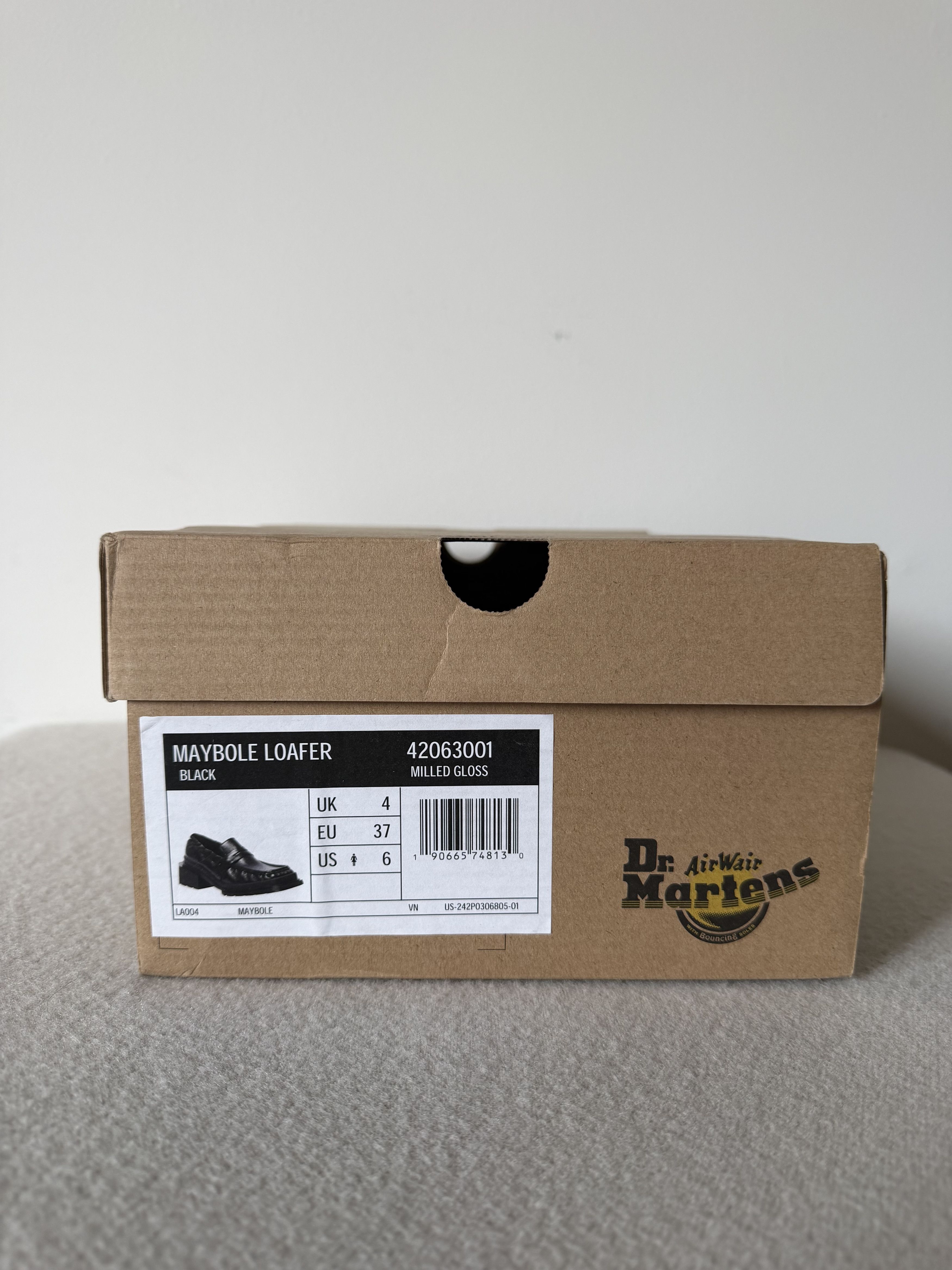Dr. Martens Dr. Martens Maybole Loafer in Black Leather Size US 6 / IT 36 - 7 Thumbnail