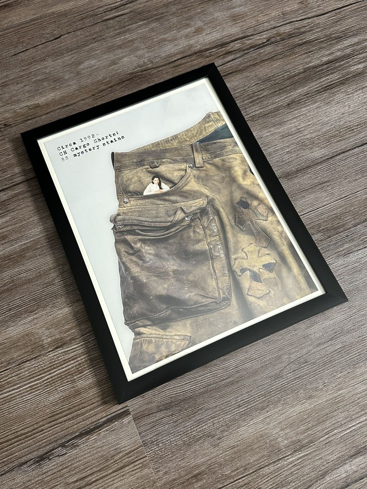 Chrome Hearts 🖤Chrome Hearts🖤 Cargo Shorts 9x12 Framed Poster Size ONE SIZE - 2 Thumbnail