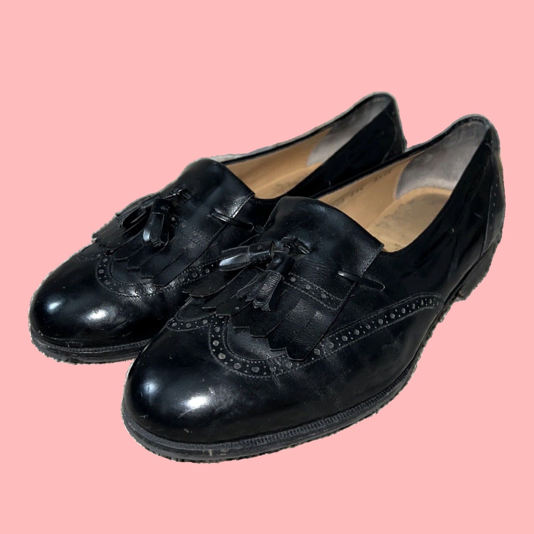 Salvatore Ferragamo Black Gancini Leather Slip On US 10.5 shops D Dress Loafers shoes