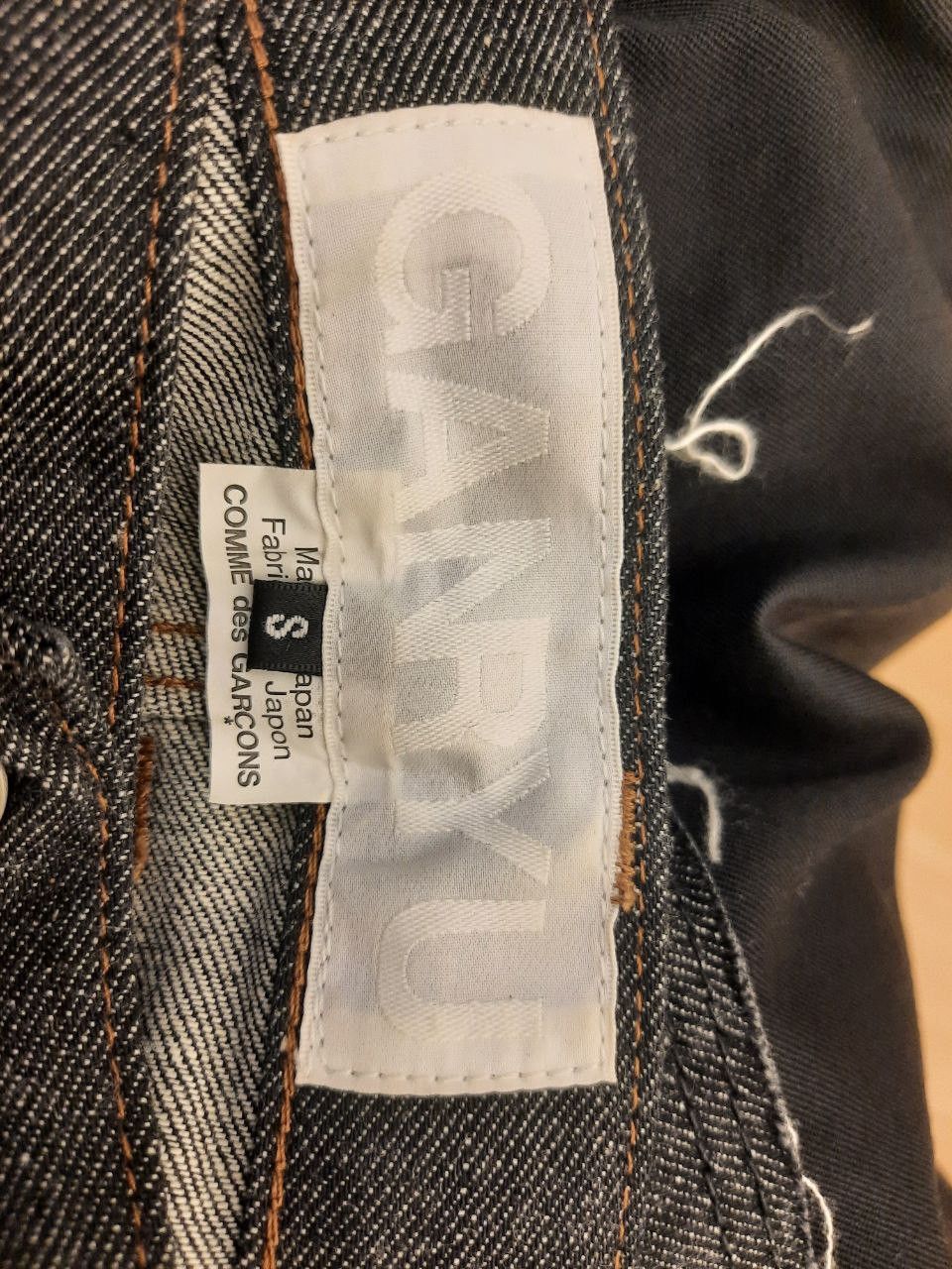 Ganryu Hybrid Denim Wool Distressed Pants Size US 30 / EU 46 - 4 Thumbnail