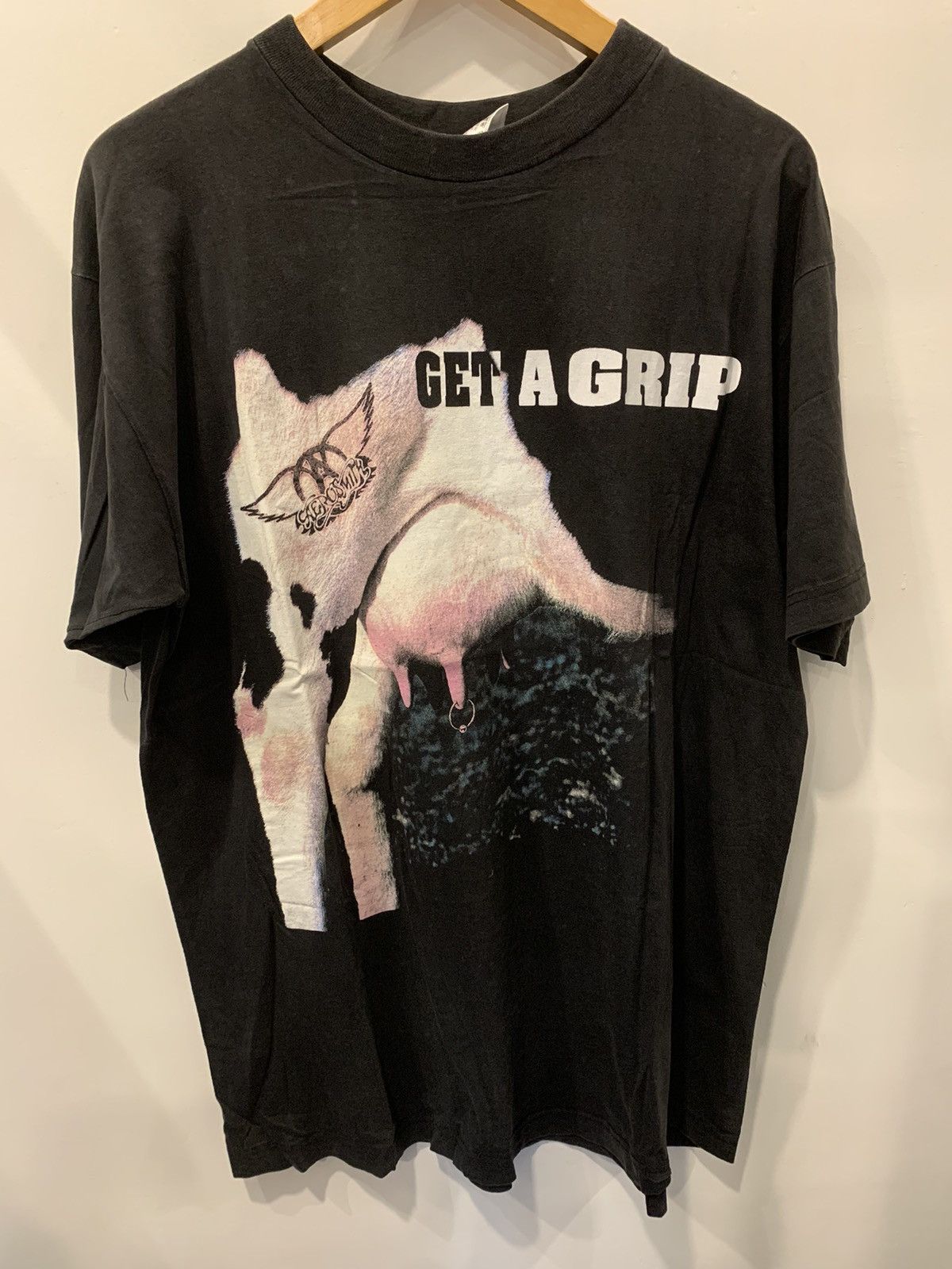 Band Tees × Vintage 1993 Aerosmith get a grip tour 💥 | Grailed