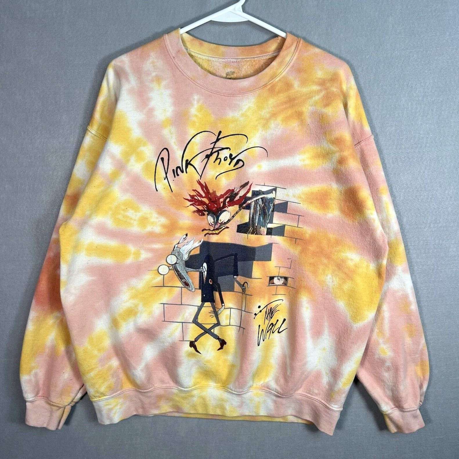 Pink factory Floyd Tie-dye Crewneck Sweater Size XL