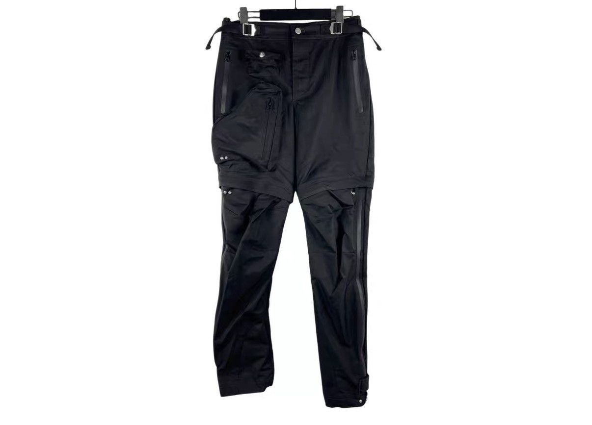 FAR FROM WHAT Far Archive Black Casual Cargo Pants with Leg Zippers J31 Size US 34 / EU 50 - 1 Thumbnail