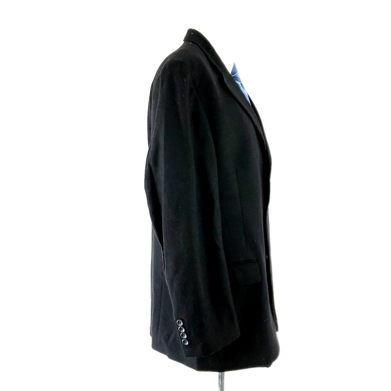 Oscar De La Renta Oscar De La Renta Wool Cashmere Nylon 3 Button Sport Coat 44 Size 44R - 6 Thumbnail