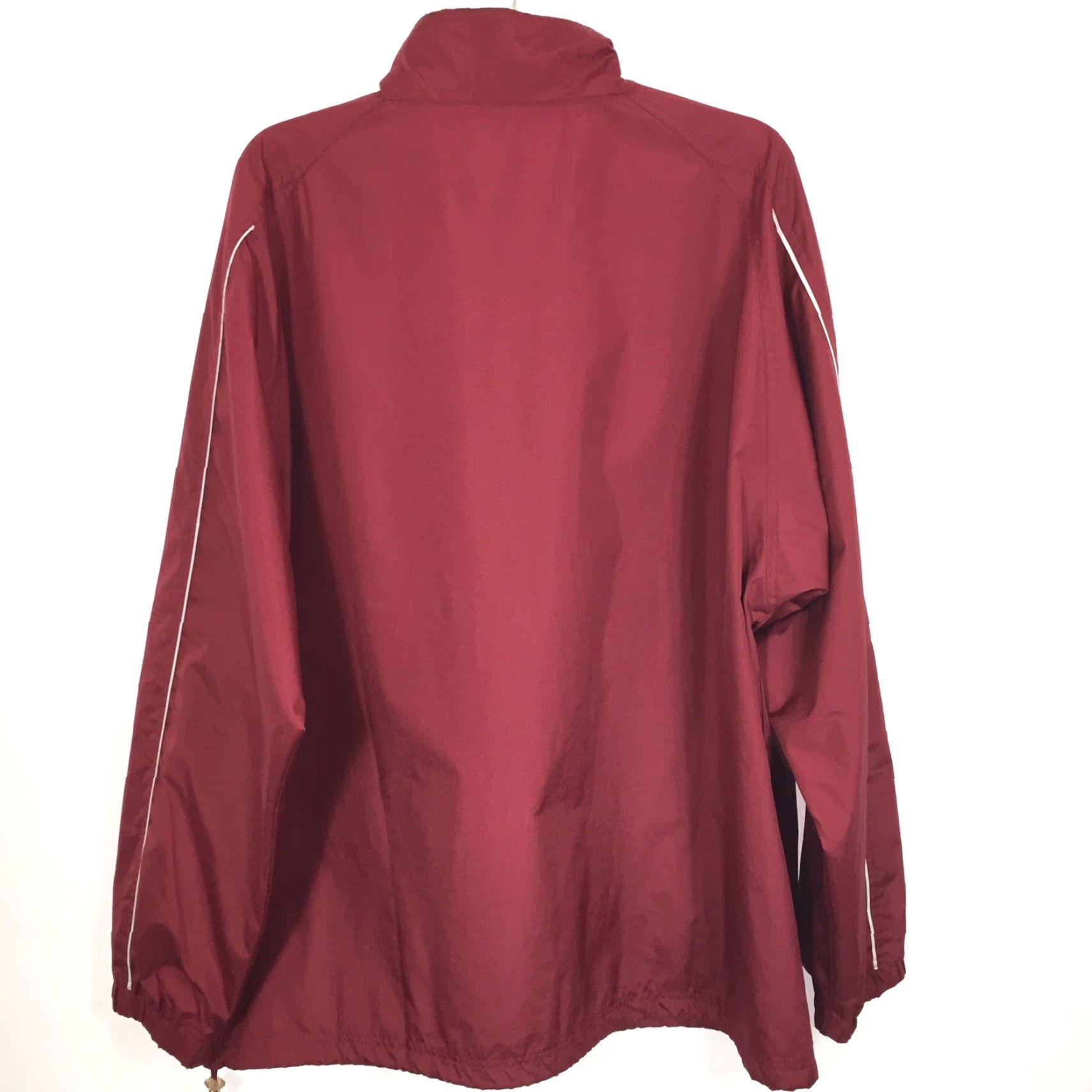 Reebok Reebok Jacket Mens L Red 1/4 Zip Pullover Long Sleeve Windbreaker Casual Size US L / EU 52-54 / 3 - 6 Thumbnail