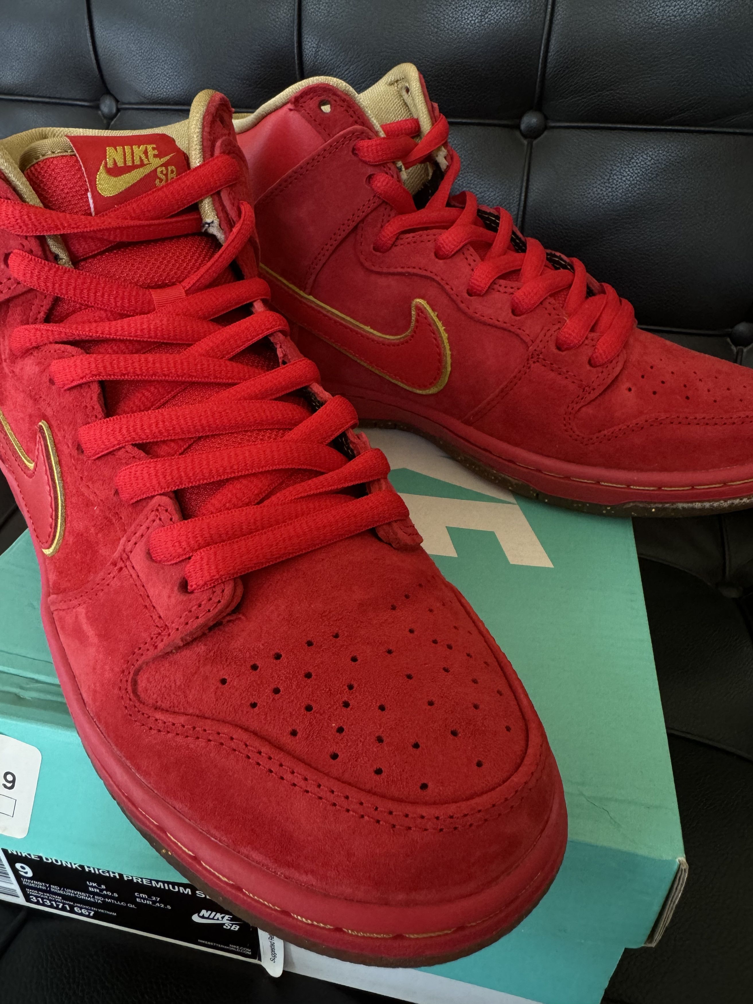 Nike Nike Dunk Hi Premium SB Chinese New Year 2014 Release Size US 9 / EU 42 - 3 Thumbnail