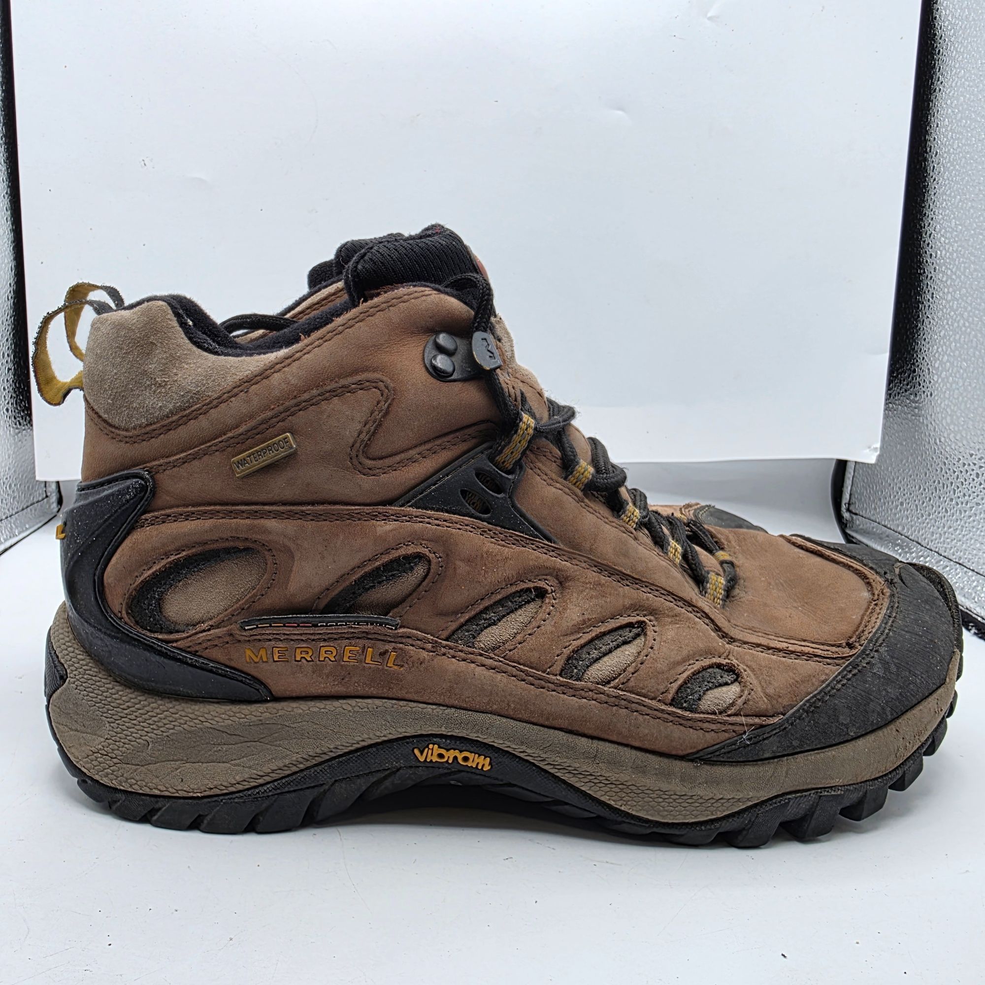 Merrell Merrell Radius Mid Mens Size 9 Cocoa Brown Waterproof Hiking Size US 9 / EU 42 - 12 Thumbnail