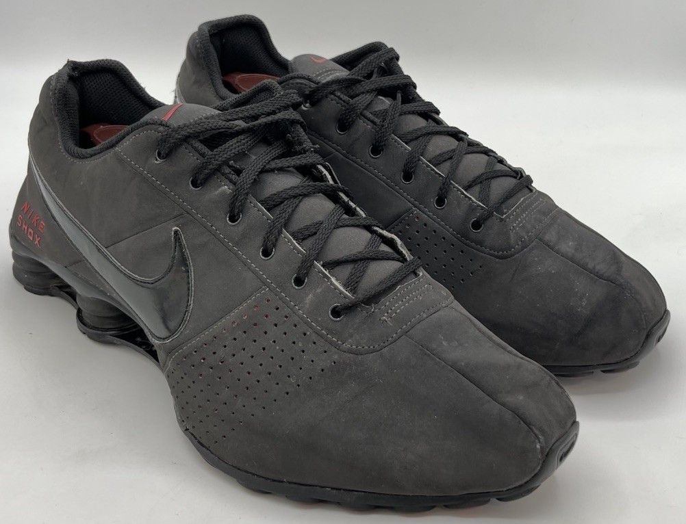 Nike Nike Shox Deliver 2012 Men's Size 13 Sneakers Black/Gray/Red Size US 13 / EU 46 - 2 Thumbnail