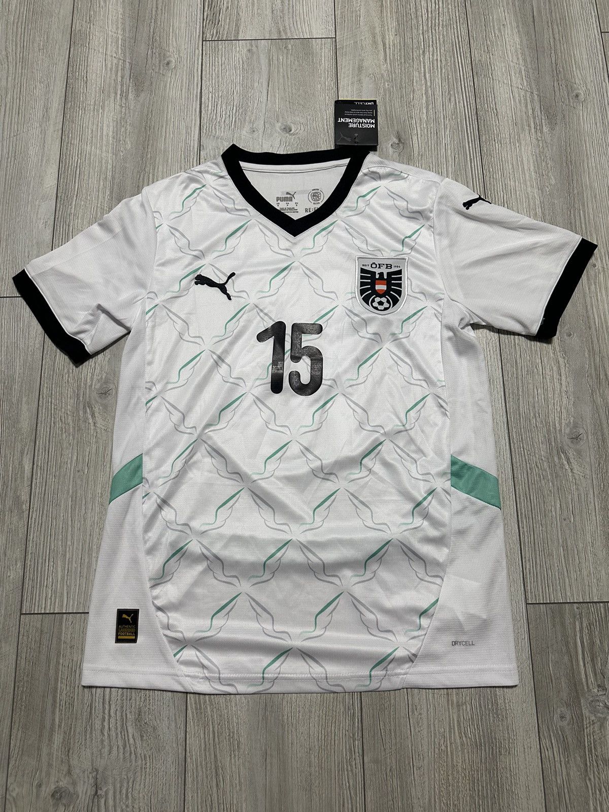 Puma New #15 Kienast Puma Austria National Team Jersey Mens Size US S / EU 44-46 / 1 - 1 Thumbnail