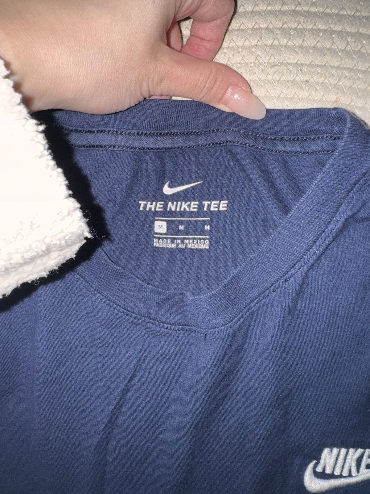 Nike Nike cropped oversized tee size M in blue Size M / US 6-8 / IT 42-44 - 2 Thumbnail