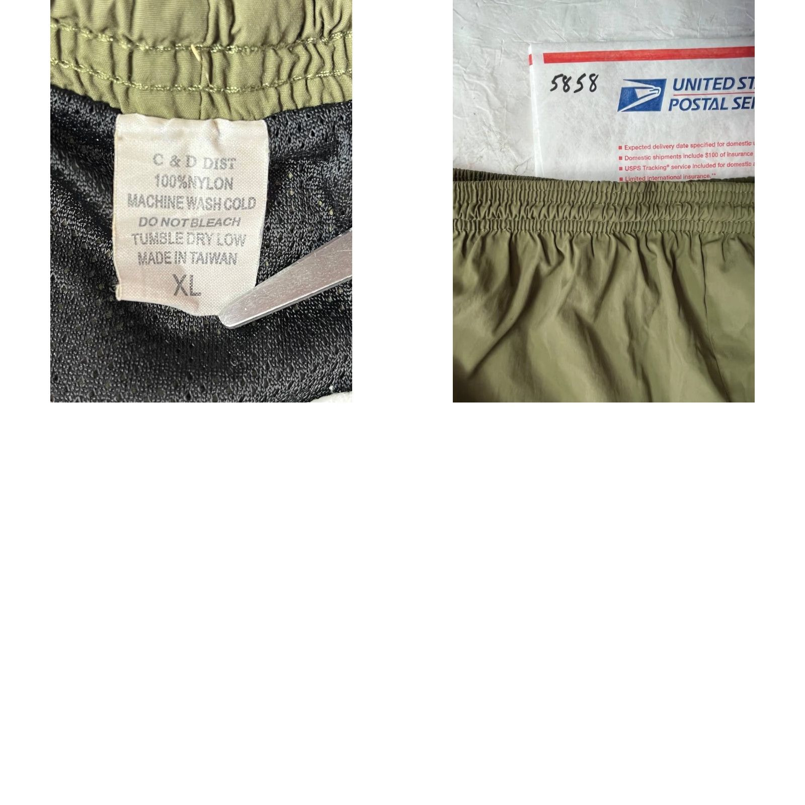 Vintage US Army Training Shorts Lined Elastic Waist Green XL Unisex Adults Athletic Activewear Shorts Mens Womens Boys Girls Size US 36 / EU 52 - 8 Thumbnail