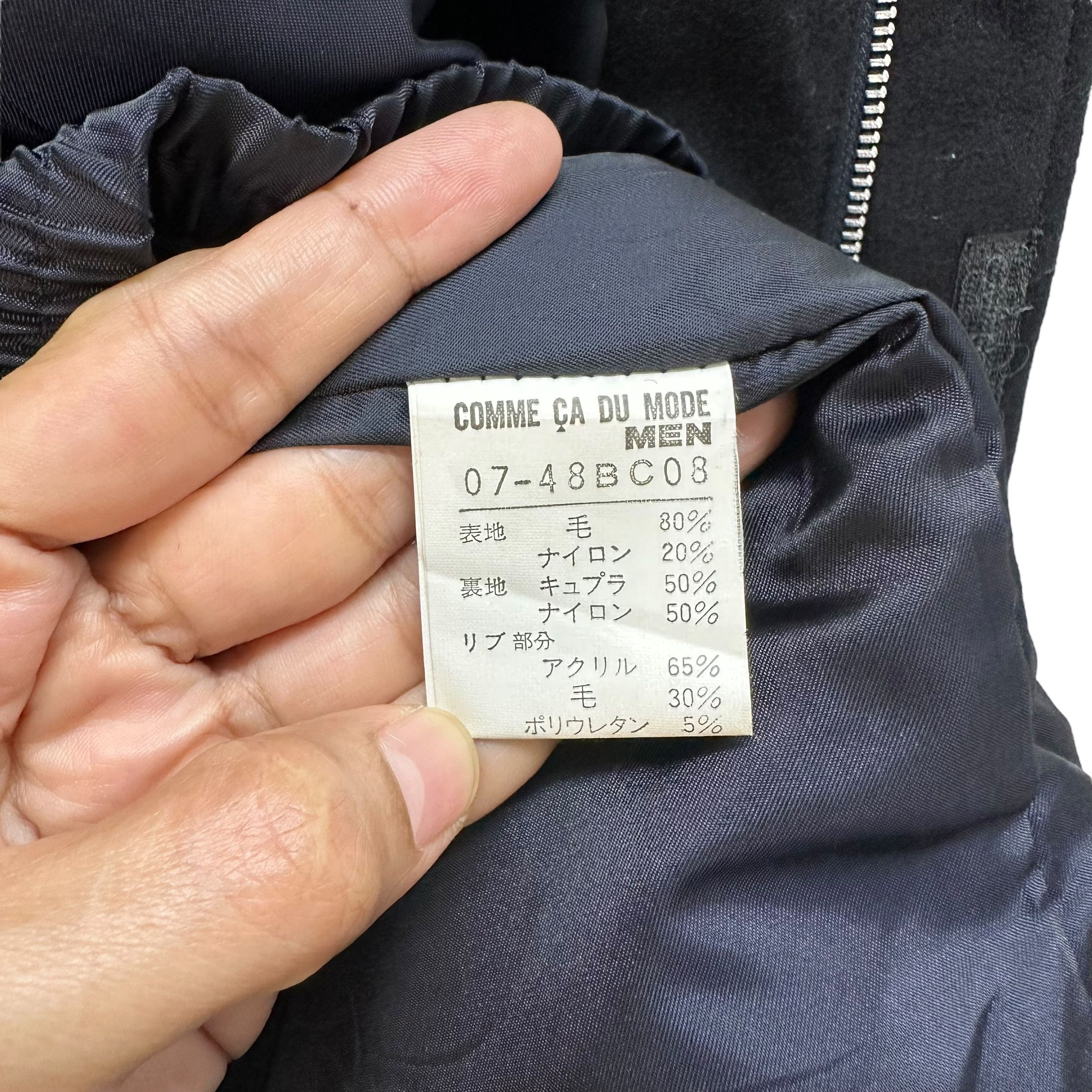 Japanese Brand Comme Ca Du Mode Men Four Pocket Wool Jacket #A21-0496 Size US L / EU 52-54 / 3 - 10 Thumbnail